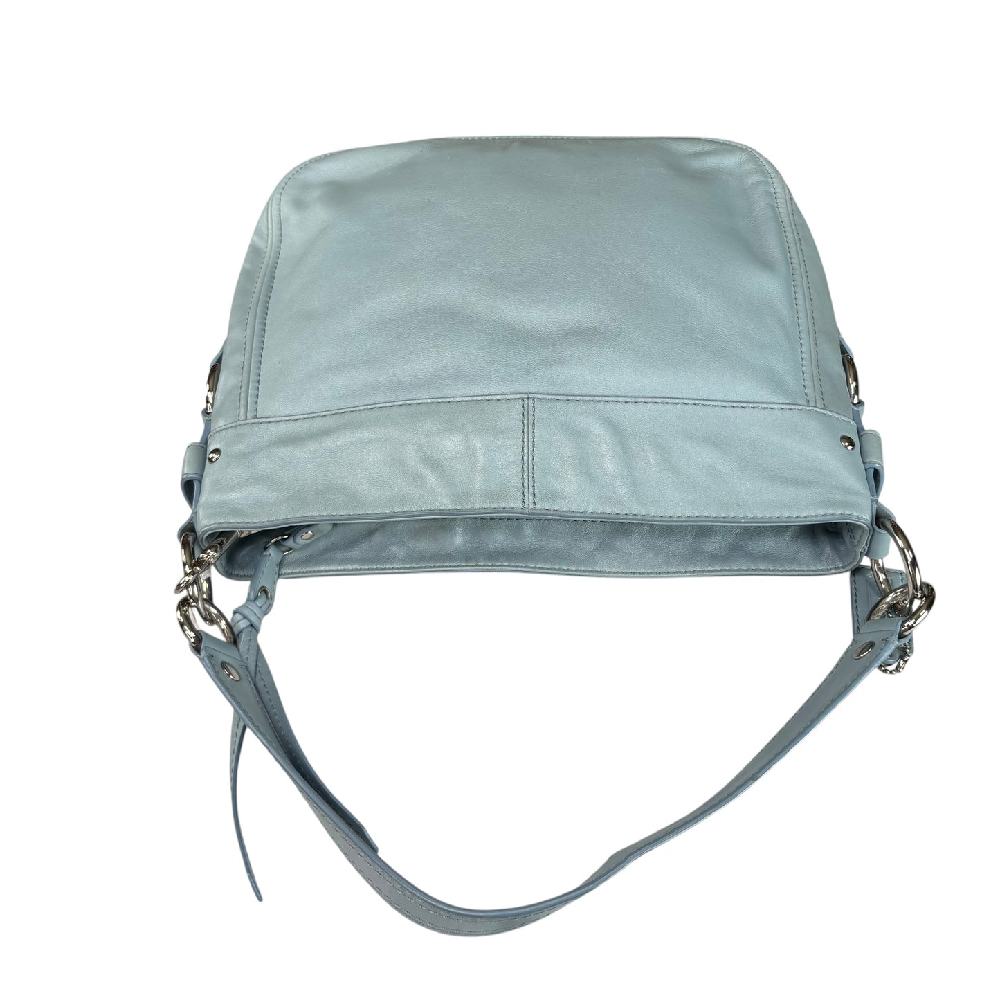 Coach Zoe Light Blue SHW 2-Way Shoulder Hobo Purse