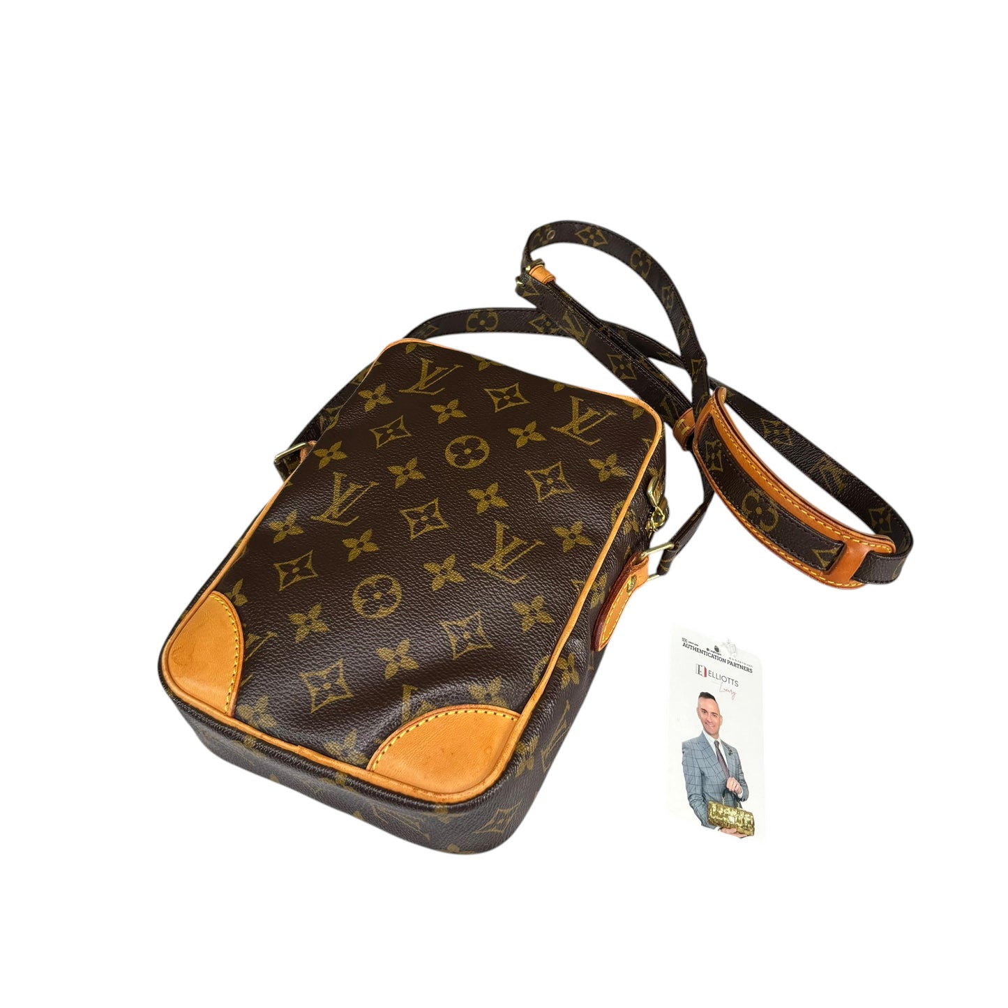 Louis Vuitton Danube PM Crossbody Monogram Canvas Bag