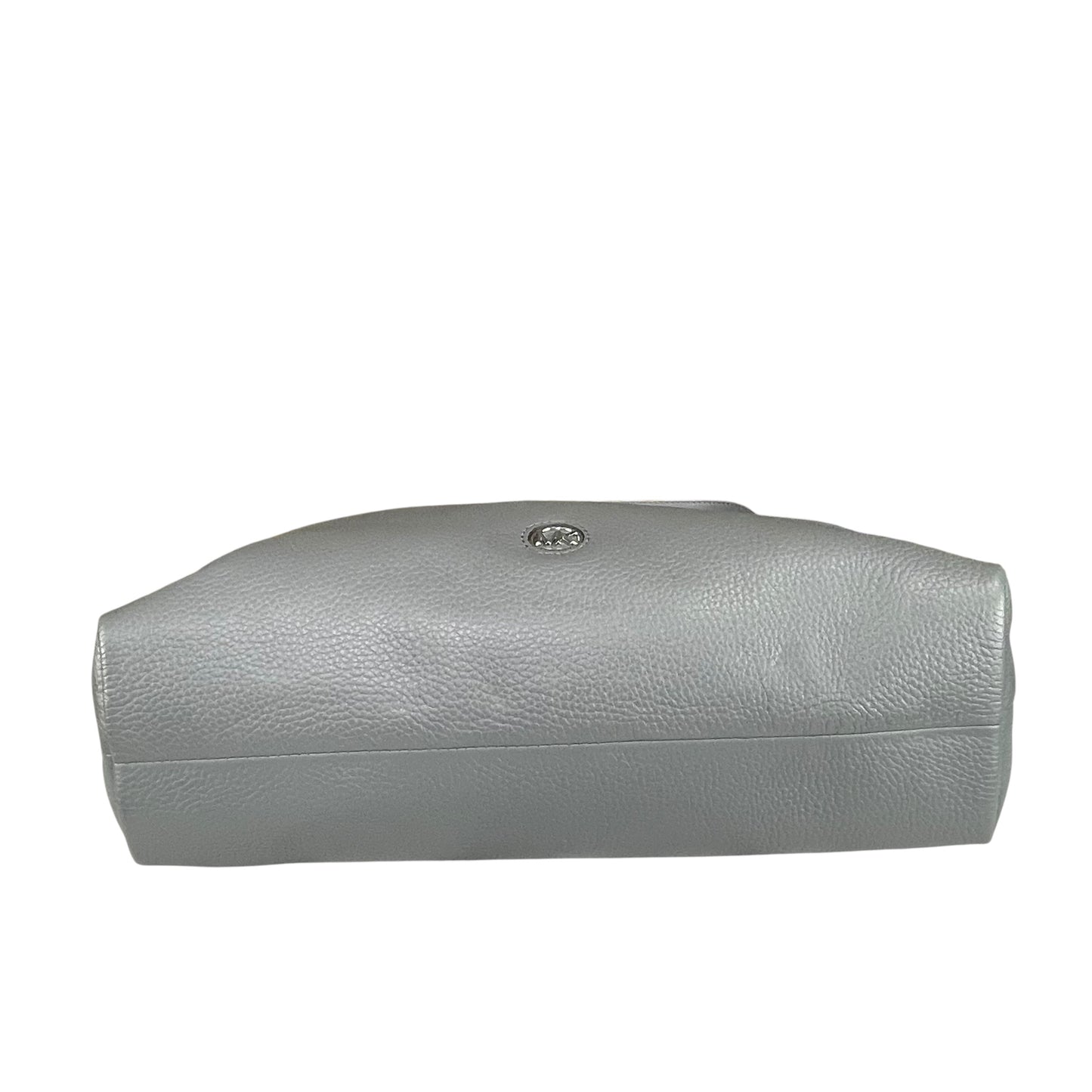 Michael Kors Shailene SHW Studded Grey Pebbled Leather Hobo Purse