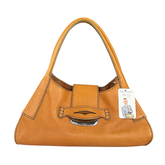 TOD’s Golden Brown SHW Pebbled Leather Hobo Shoulder Purse