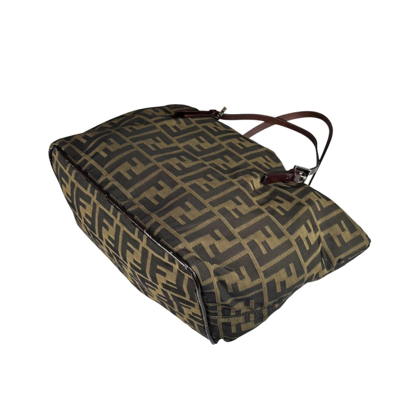 Fendi Zucca Y2K Canvas Mini Bucket Tote Purse