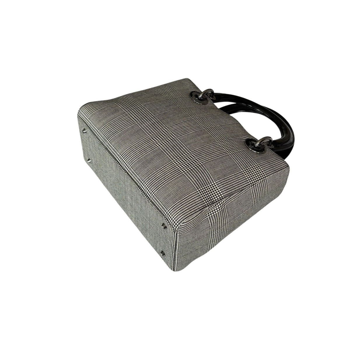 Christian Dior Lady Dior SHW Houndstooth Medium Purse