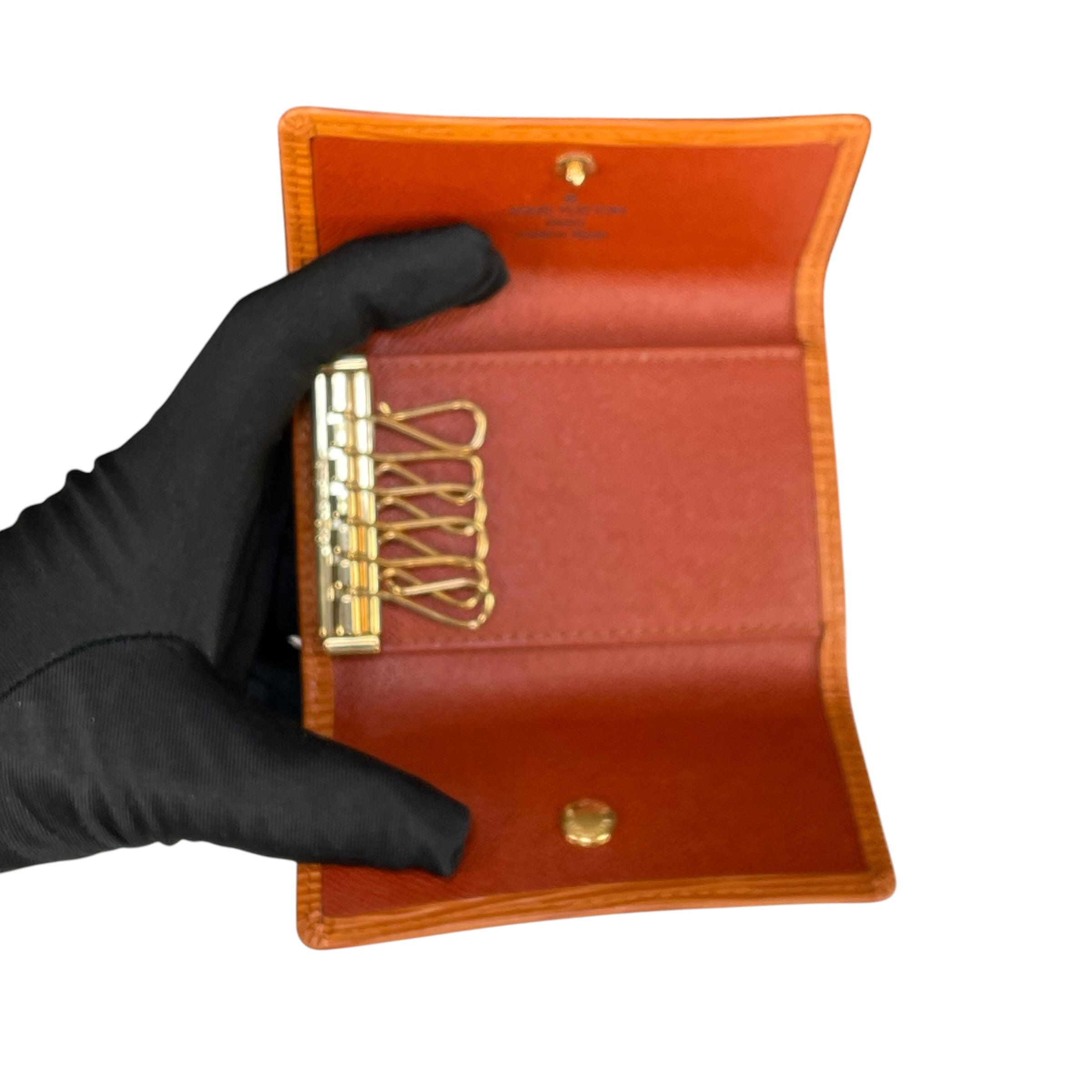 Louis Vuitton Epi Cognac Leather Six Key Holder Wallet – Elliott's