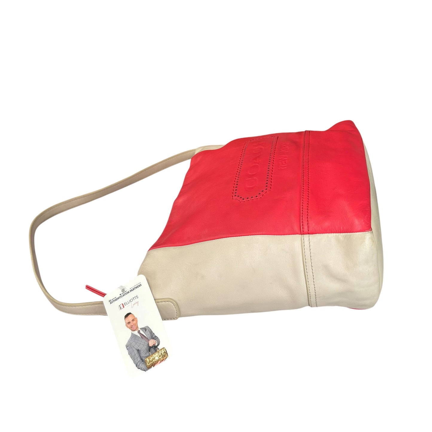 Coach Legacy Pink SHW ColorBlock Y2K Weekend Hobo Purse