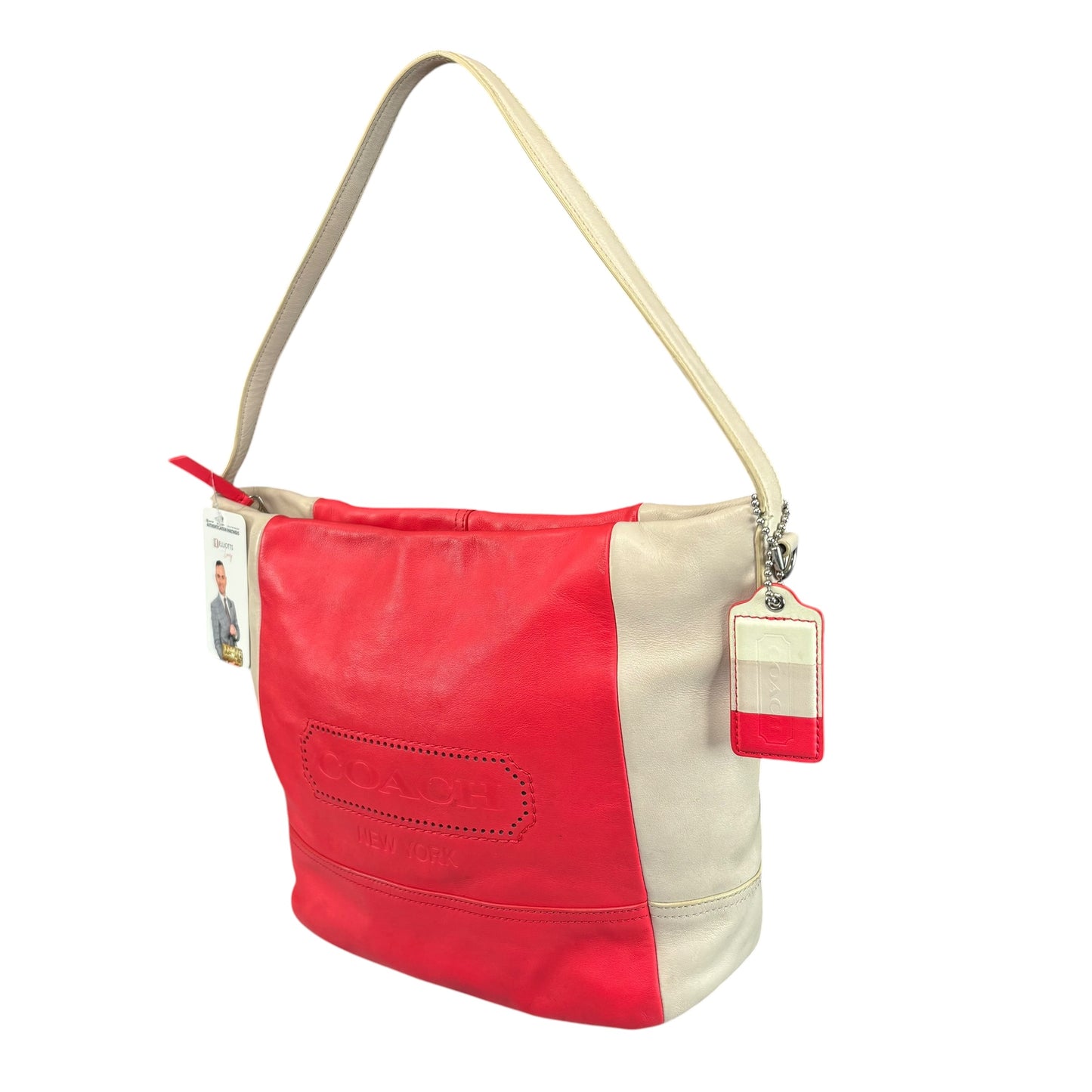 Coach Legacy Pink SHW ColorBlock Y2K Weekend Hobo Purse