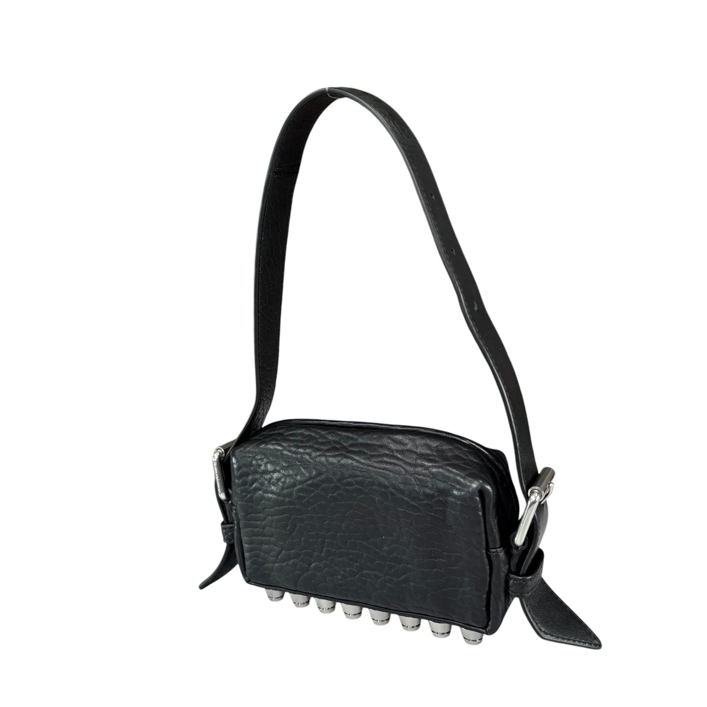 Alexander Wang Mini Ricco Black Leather Studded 2-Way Purse