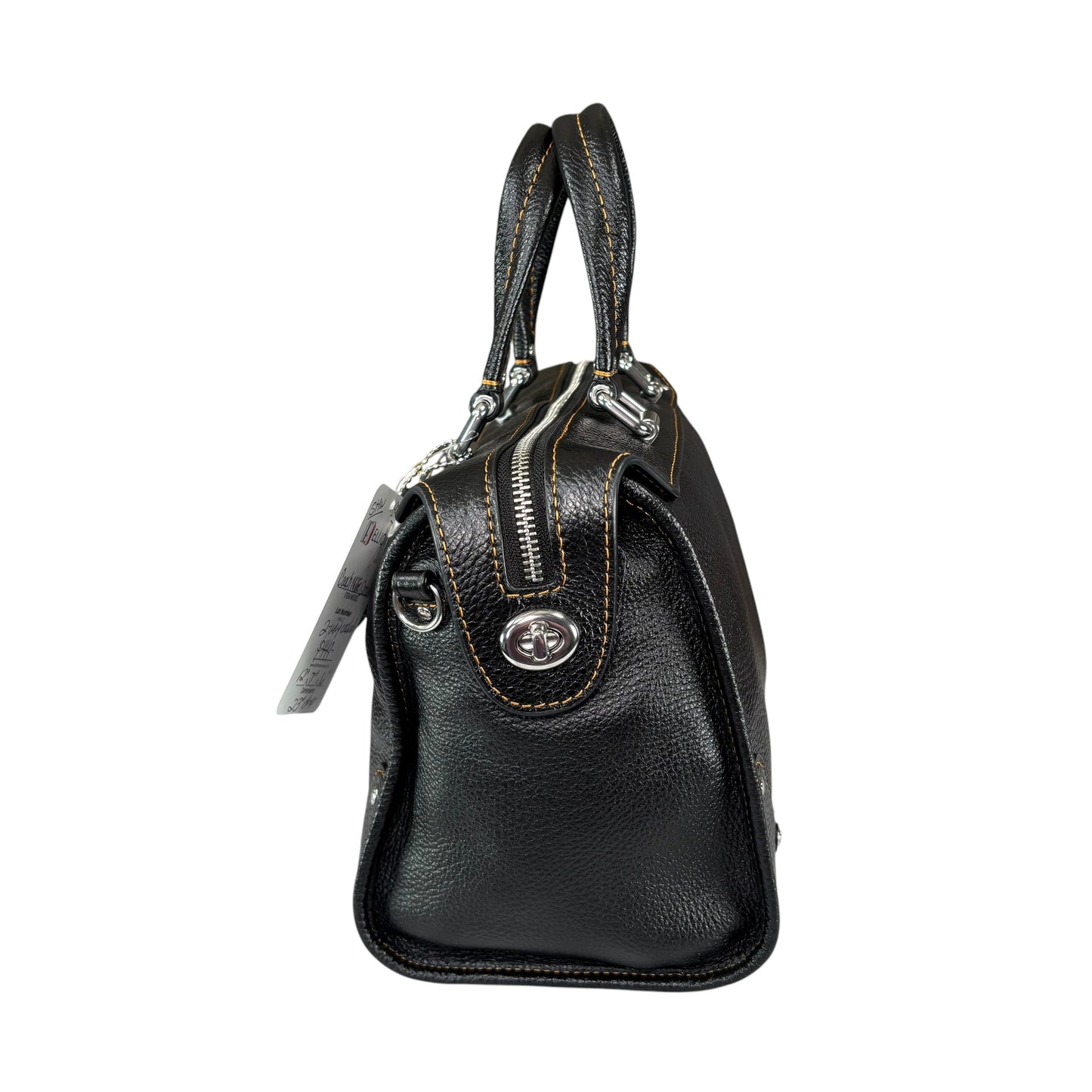Coach Millie SHW Pebbled Leather Satachel Crossbody Bag
