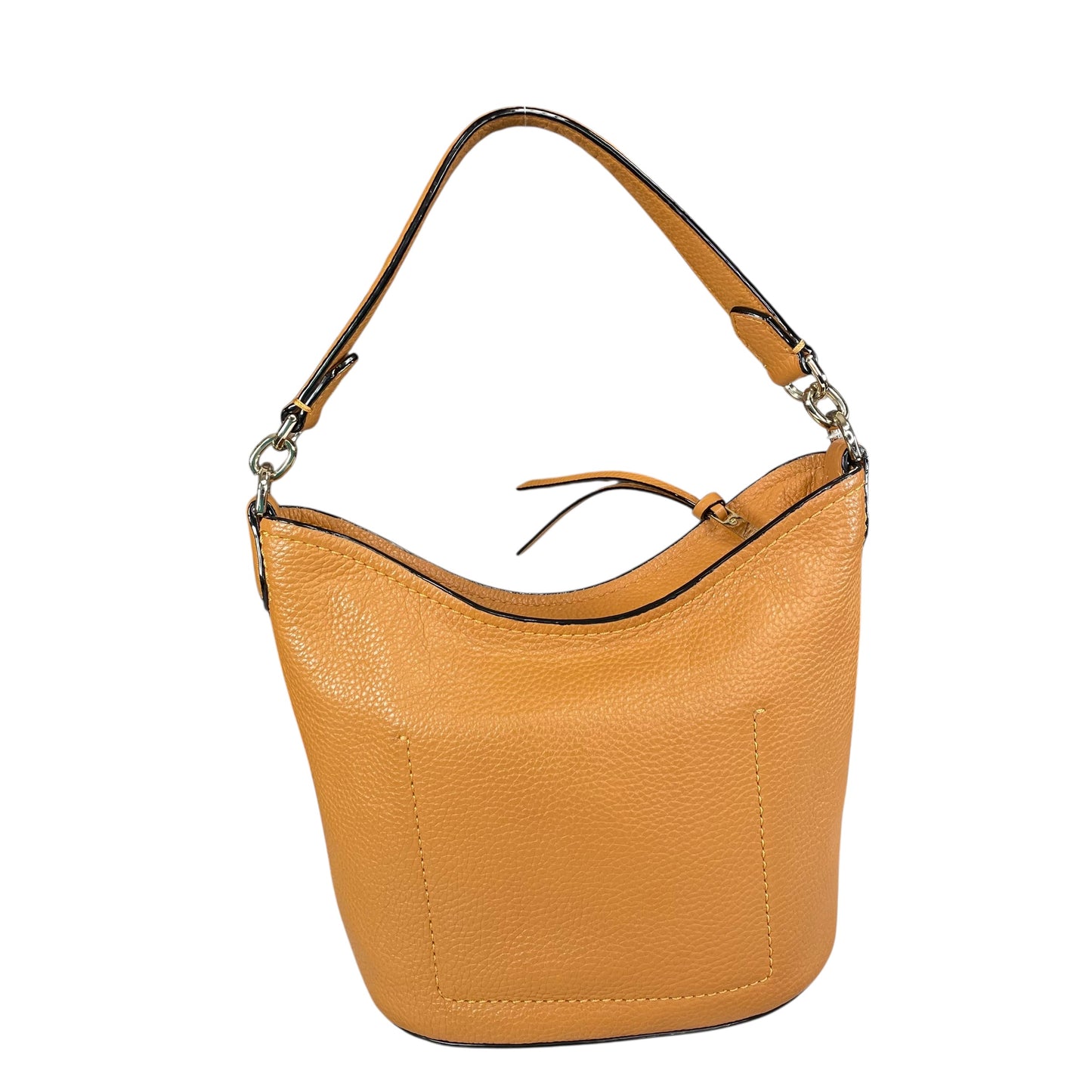 Kate Spade Jackson Street Pebbled Leather Bucket Bag Tan 2 Way Crossbody