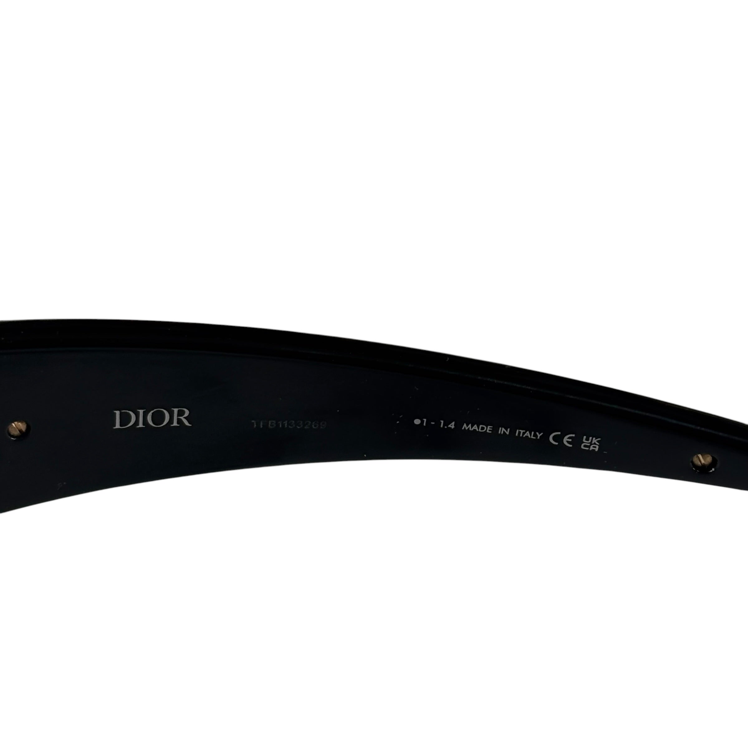 Christian Dior Very Dior M1U Black / Gold Mask Sun Glasses