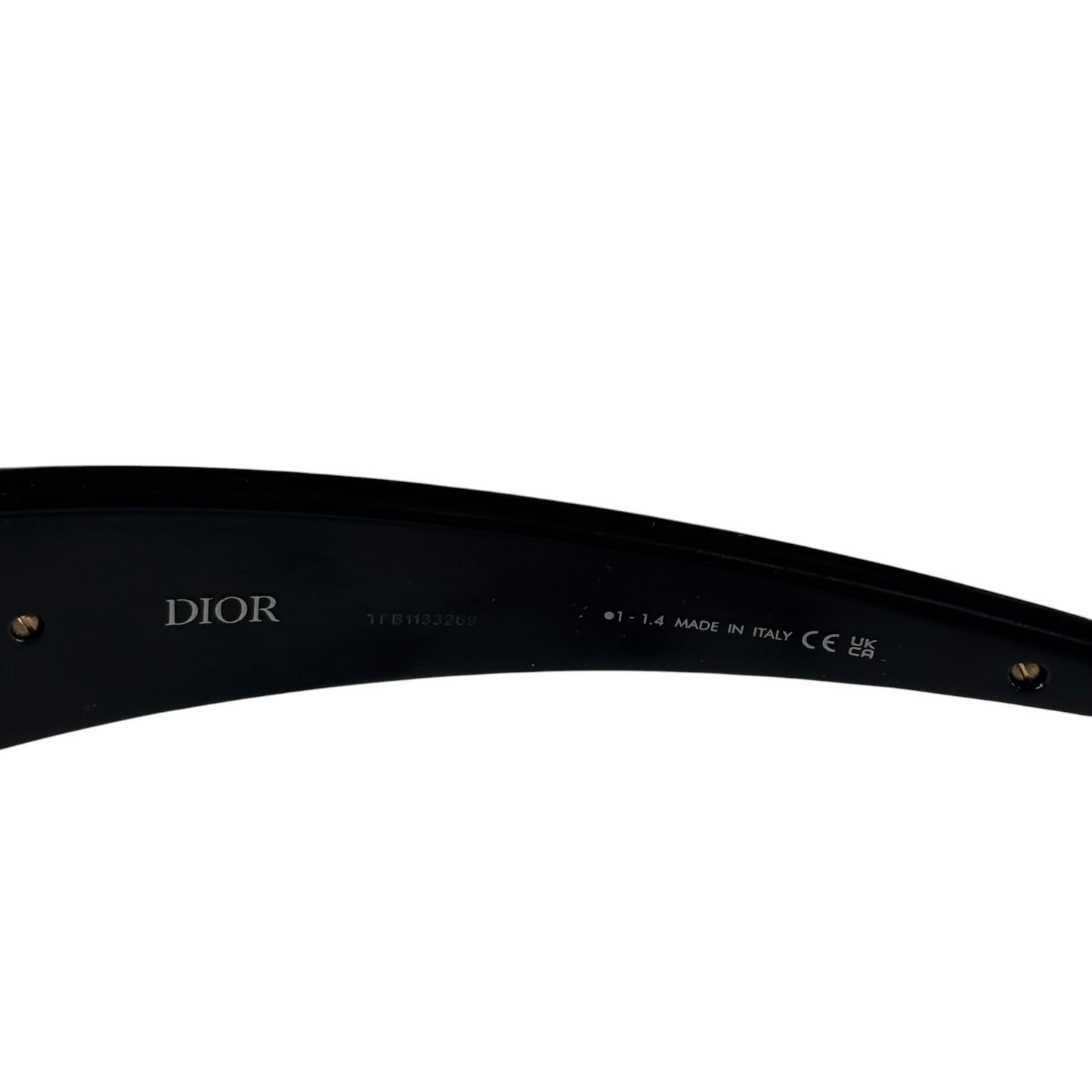 Christian Dior Very Dior M1U Black / Gold Mask Sun Glasses