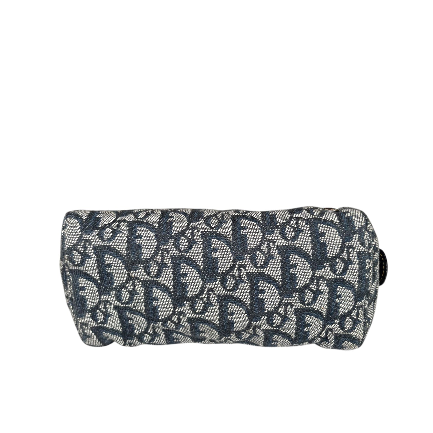 Christian Dior Y2K Mini Leather  Blue Jean Pouchette Clutch Wristket