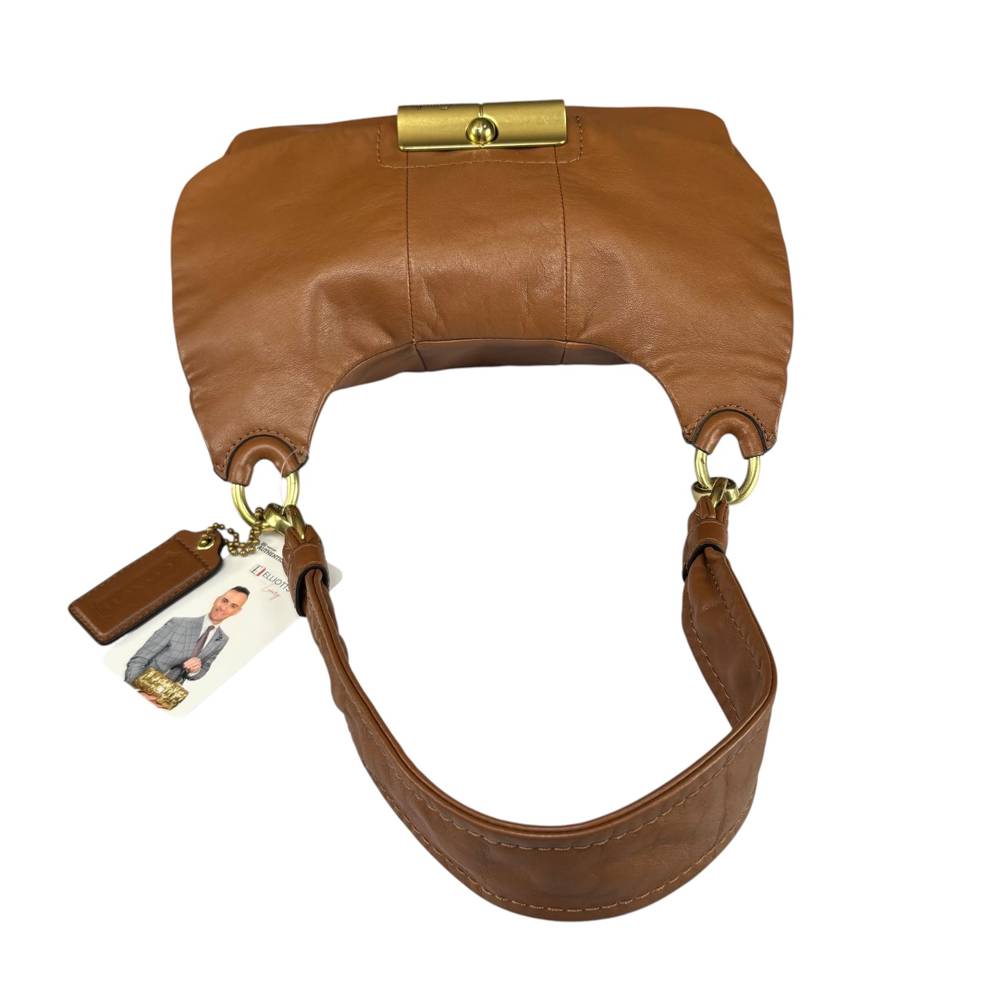 Coach Y2K Kristin Brown Leather BHW Shoulder 2-Way Purse
