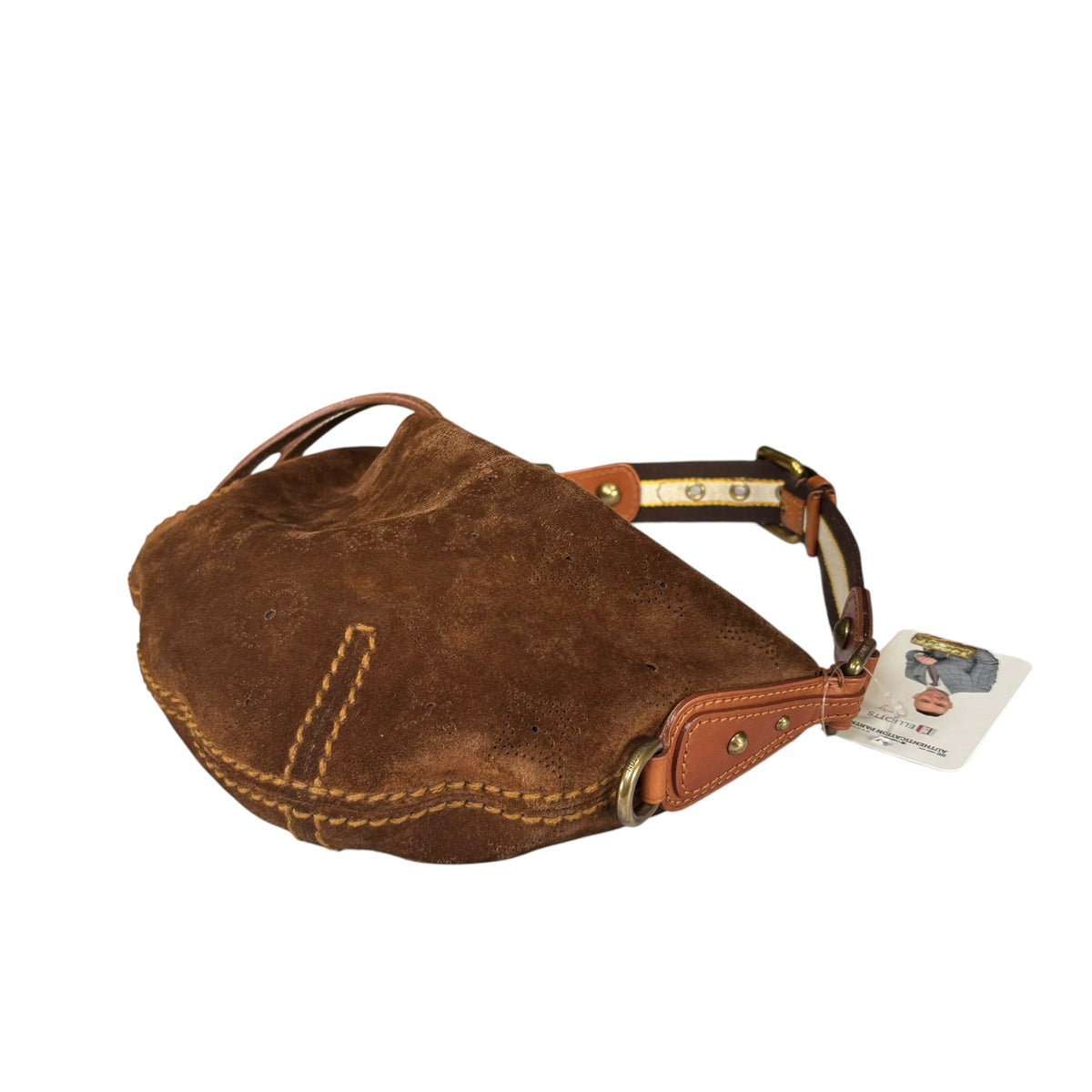 Louis Vuitton Y2K Mahina Monogram Brown Suede PM Hobo