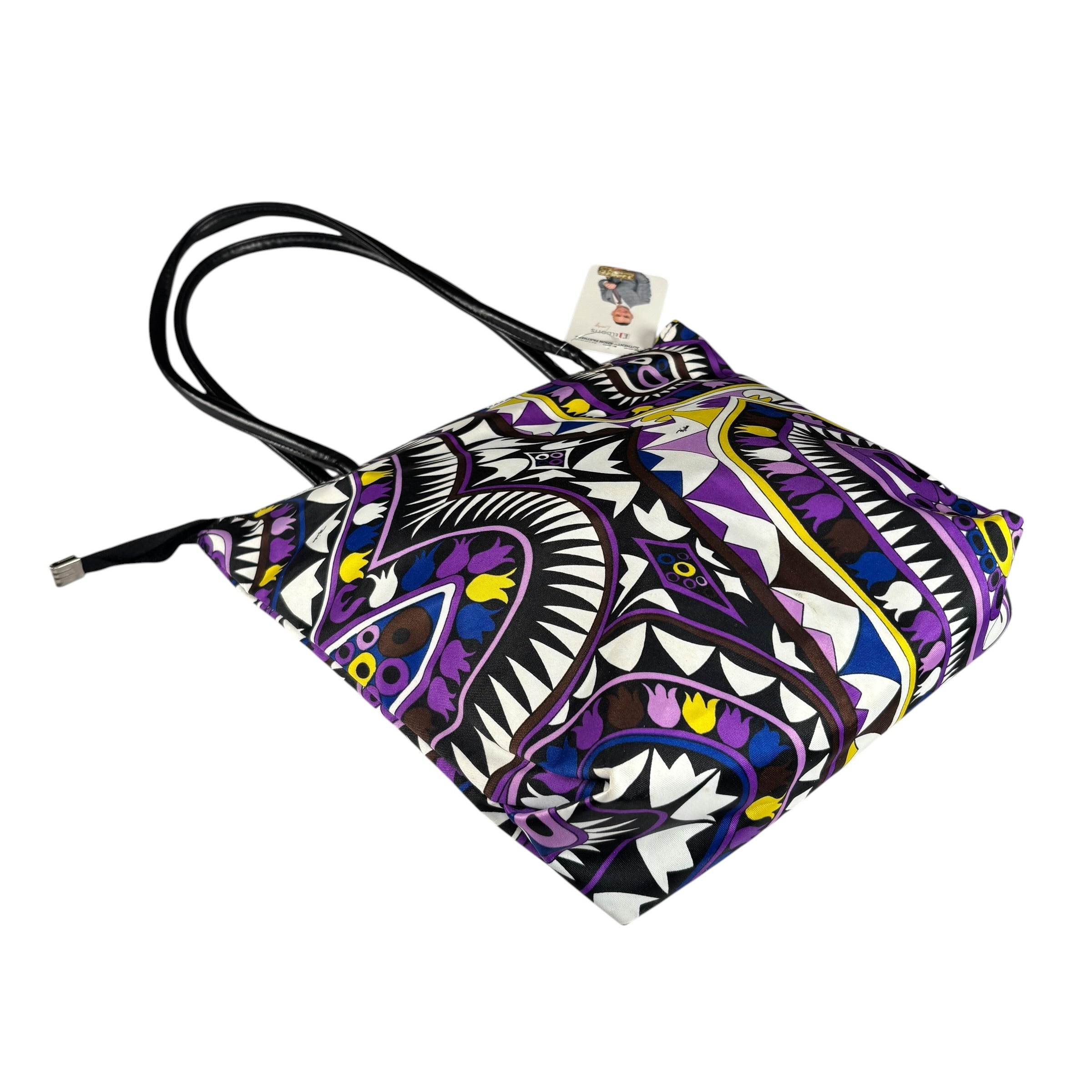Emilio Pucci Nylon Floral Geo Mini Tote Bag Purse – Elliott's Luxury