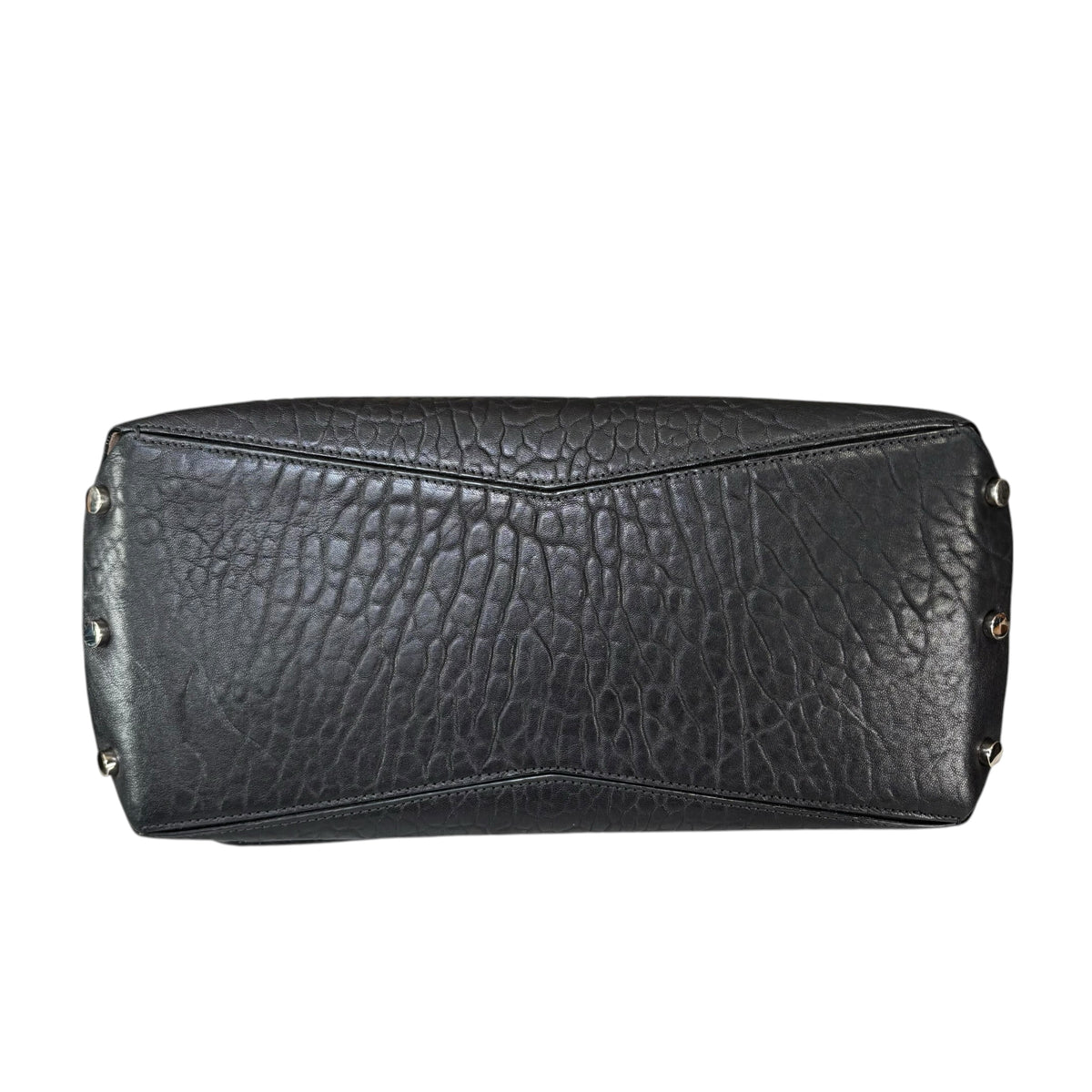 Jimmy Choo Lockett Black Large SHW 2-Way Satchel Bag