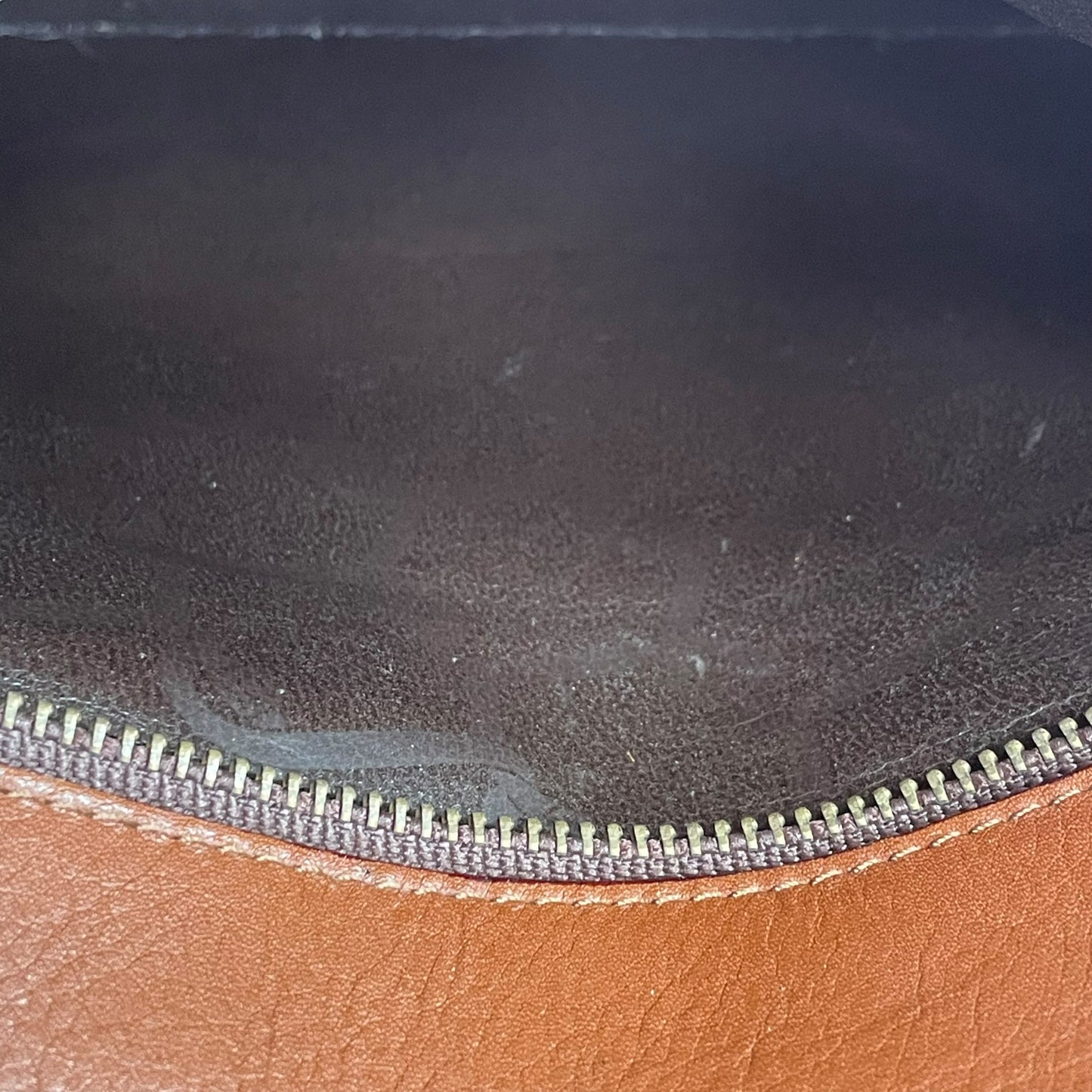 Roberta Di Camerino Croc Embossed Brown Leather GHW Shoulder Flap Purse