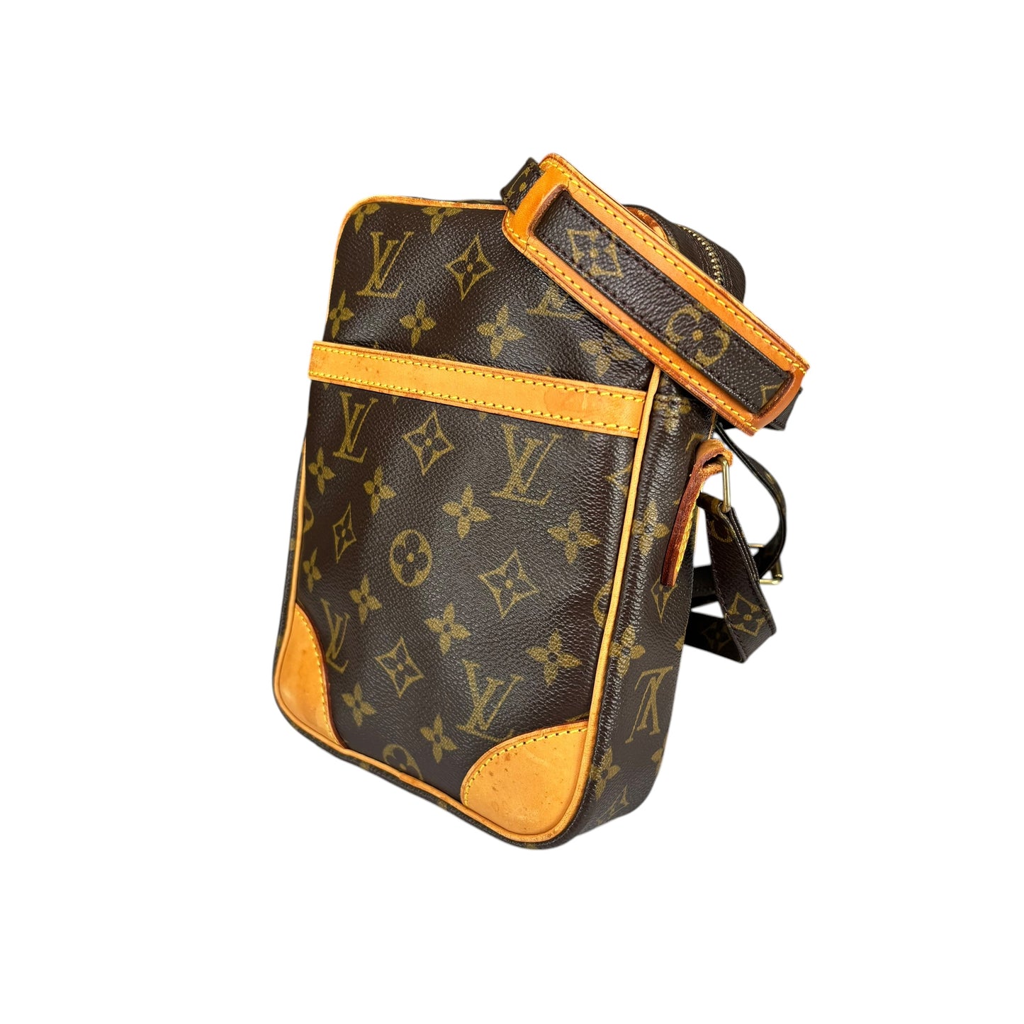 Louis Vuitton Danube PM Crossbody Monogram Canvas Bag