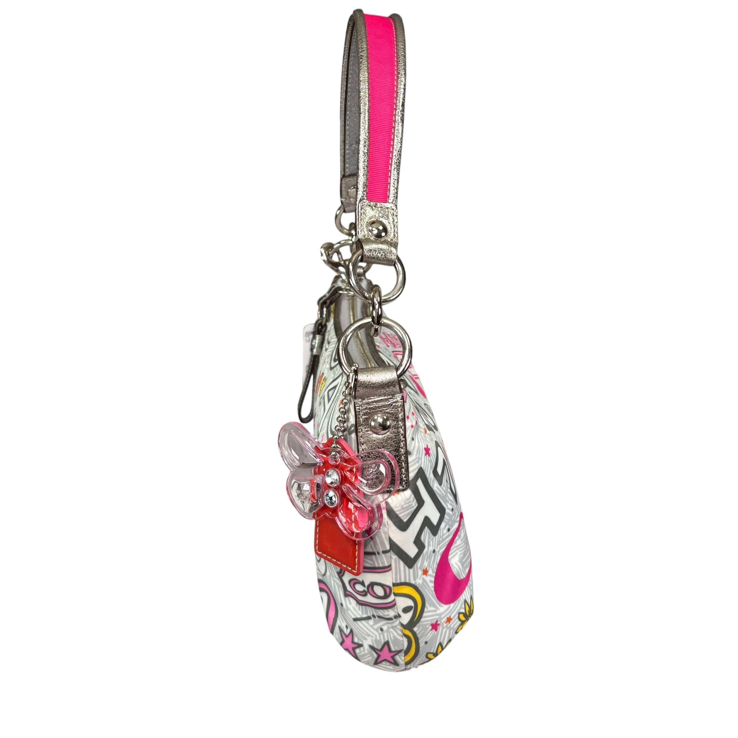 Coach Y2K Poppy Butterfly Floral Graffiti 2-Way Crossbody Purse