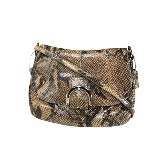 Coach SoHo Python Embossed Leather SHW Crossbody