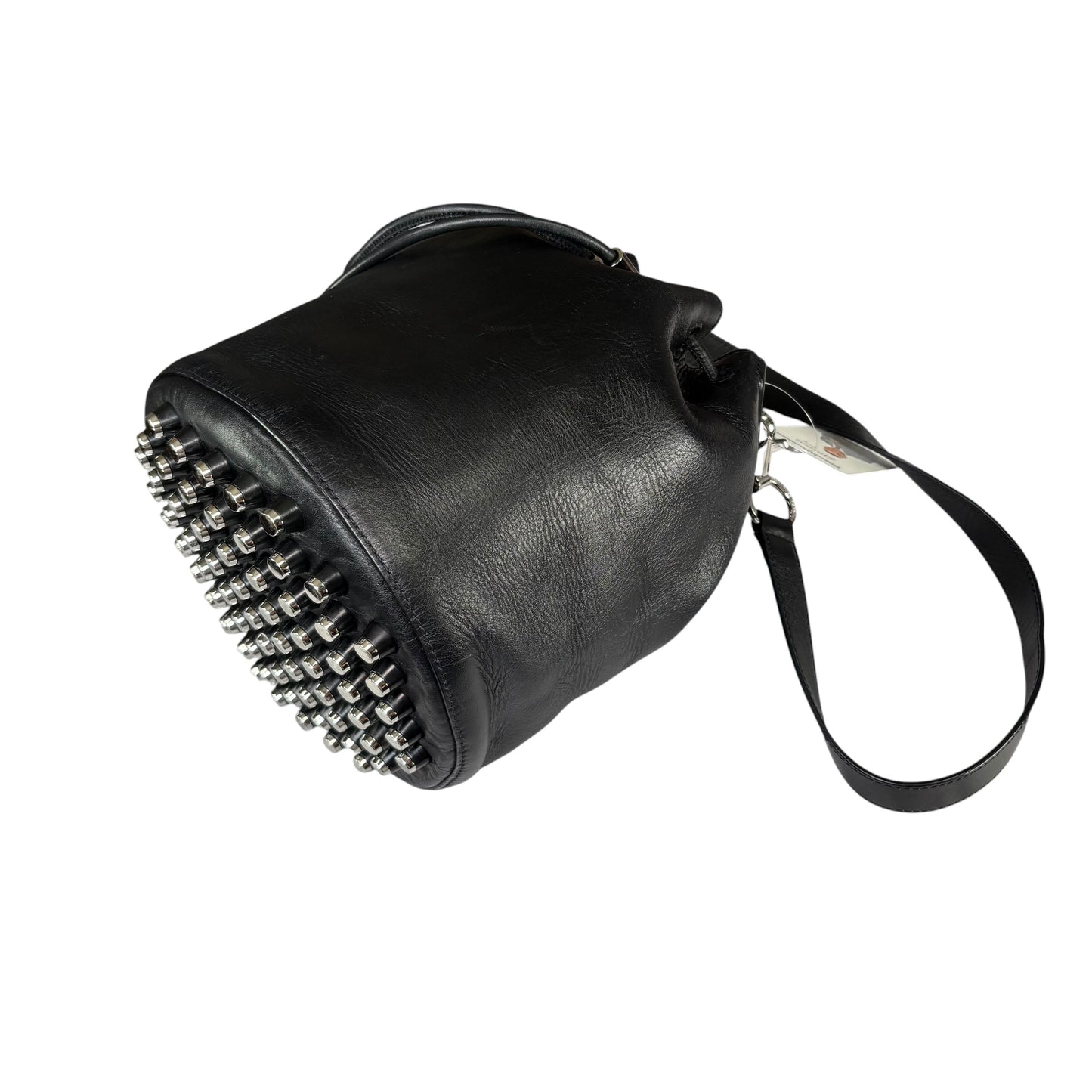 Alexander Wang Diego Bucket SHW Black Leather Crossbody
