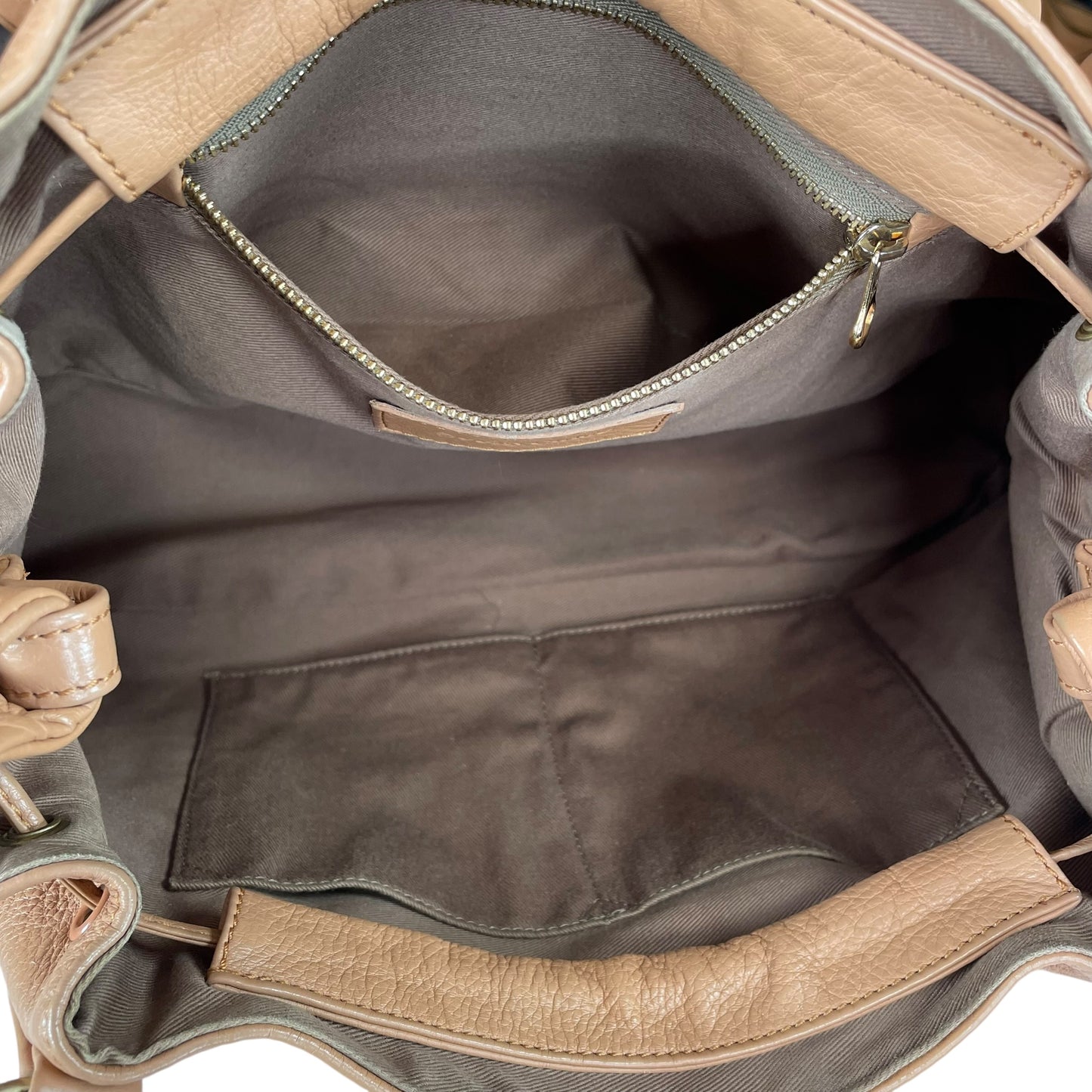 See By Chloe Cherry Blush Pink Leather DrawString Snap 2-Way Shoulder Purse