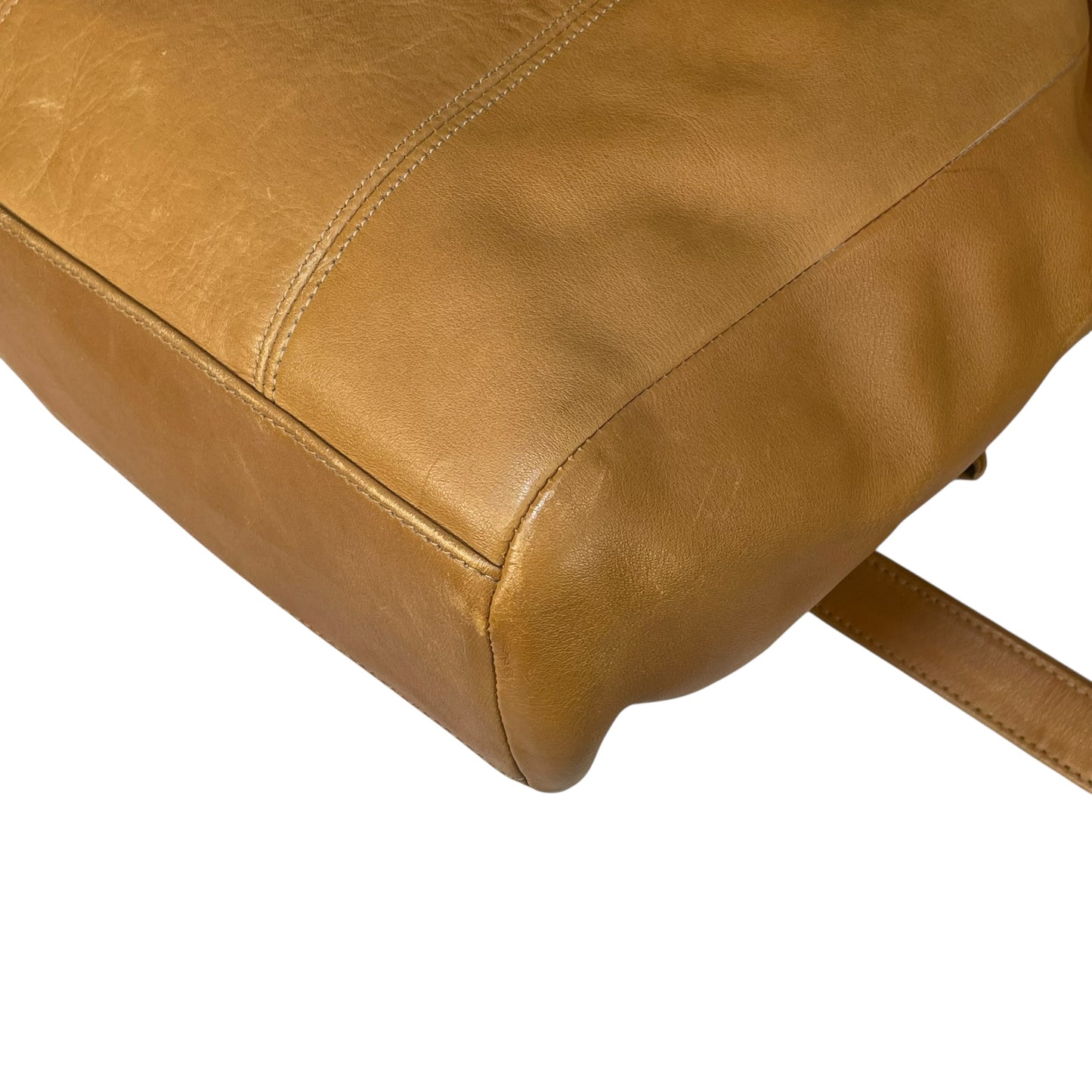 Coach Sonoma Tan Leather Sling Backpack Drawstring  Shoulder Bucket Tote