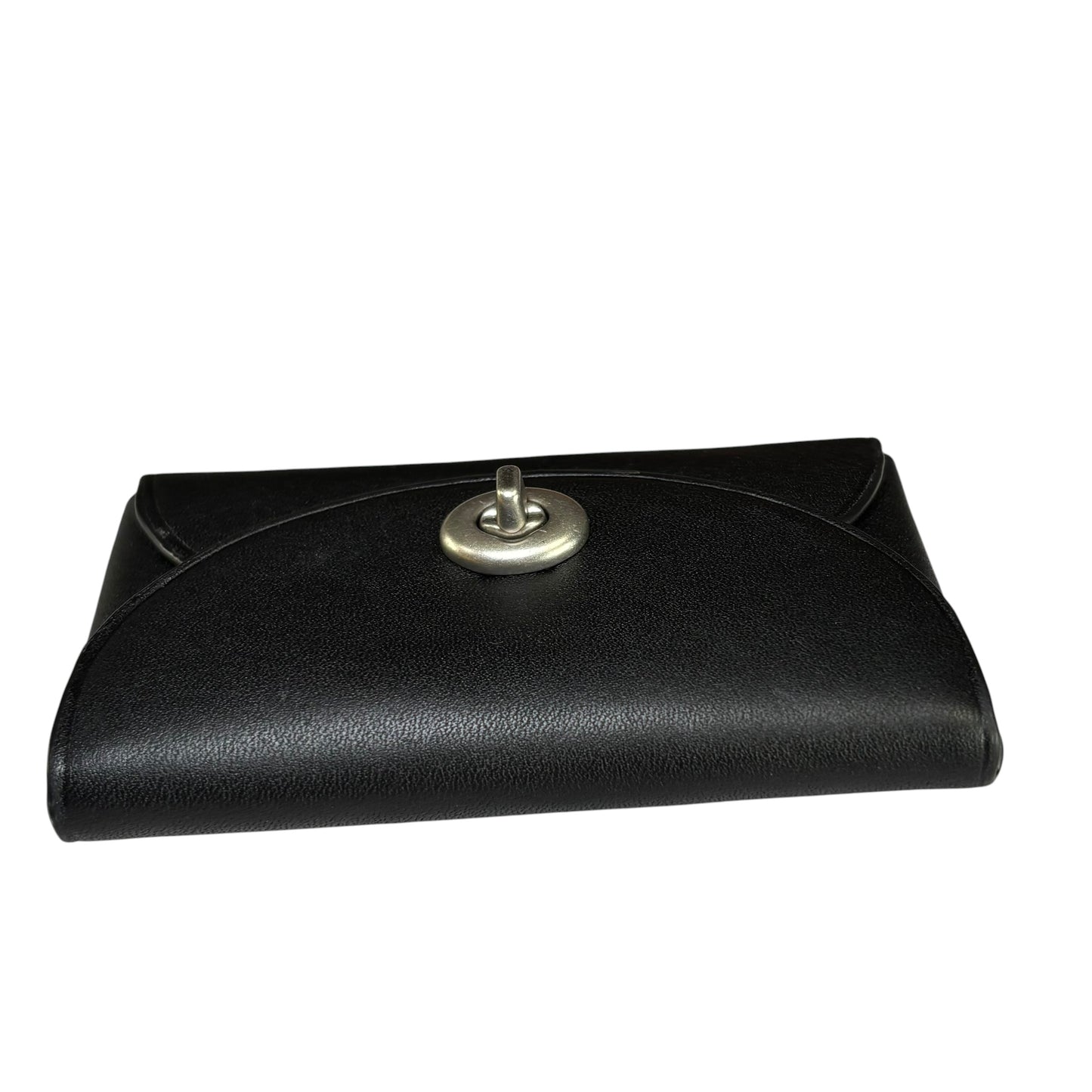 Coach Limited Turn-Lock Leather Rose Stud Card Holder