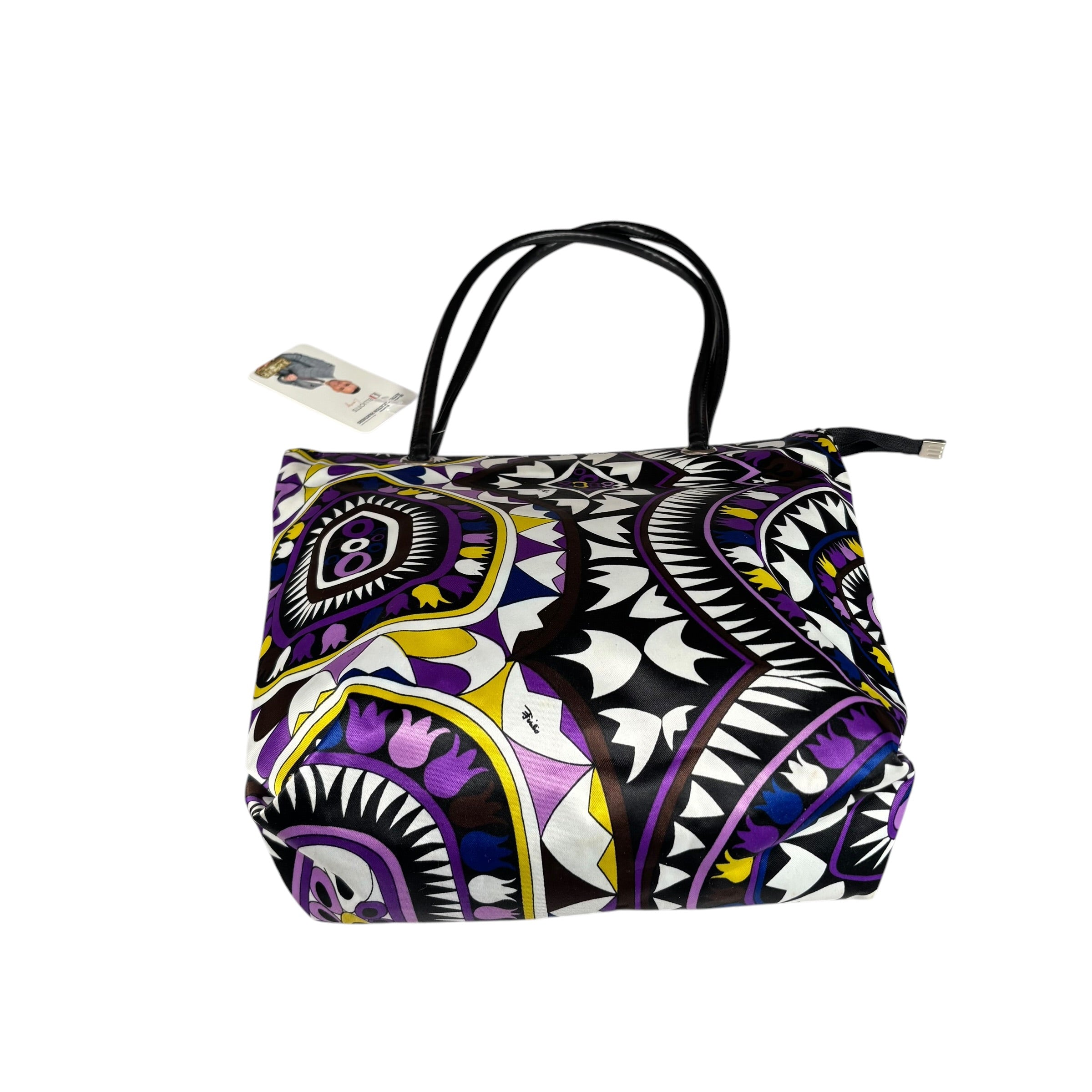 Emilio Pucci Nylon Floral Geo Mini Tote Bag Purse – Elliott's Luxury