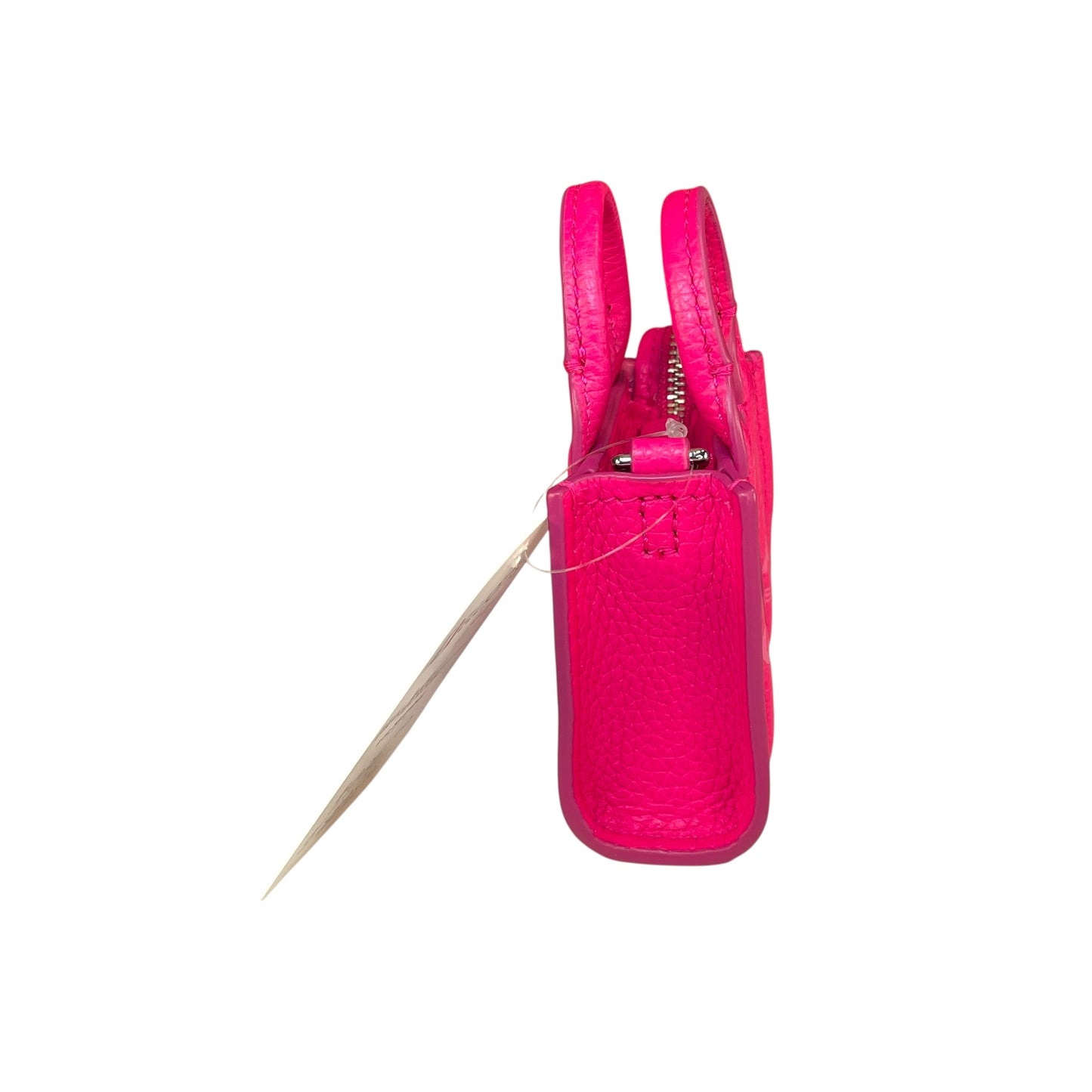 Marc Jacobs The Tote Bag Nano Leather Bag Charm / Keychain Pink Mini Tote