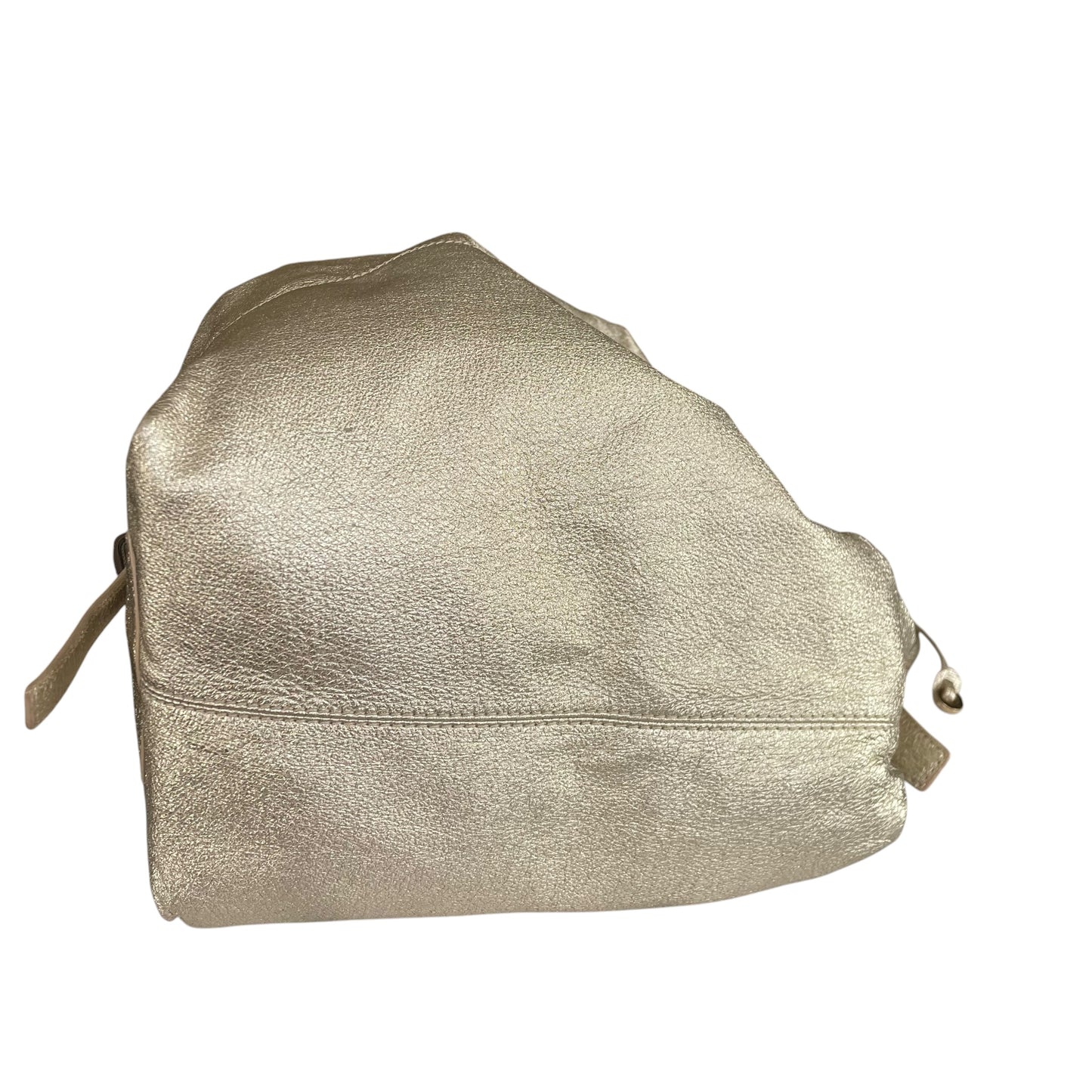 Jimmy Choo Y2K Metallic GHW Aged Golden Foil Leather XL Hobo