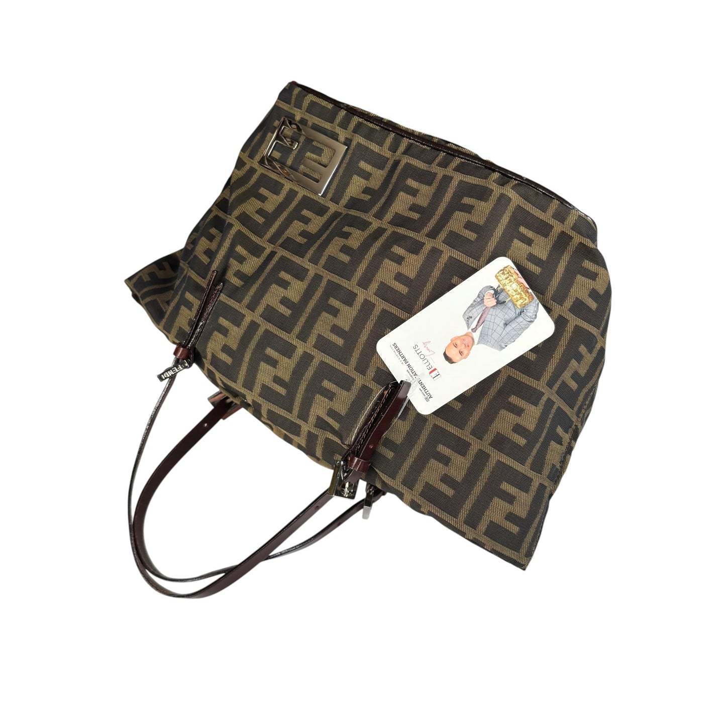 Fendi Zucca Y2K Canvas Mini Bucket Tote Purse
