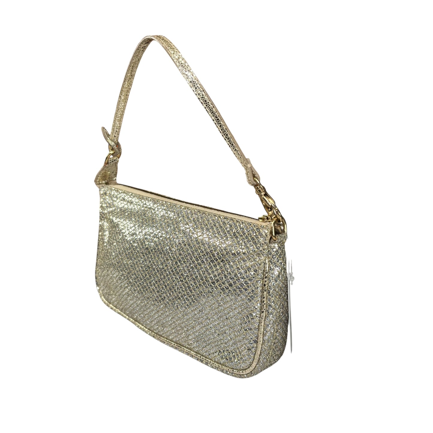 Jimmy Choo Glitter GHW Pouchette Shoulder Purse