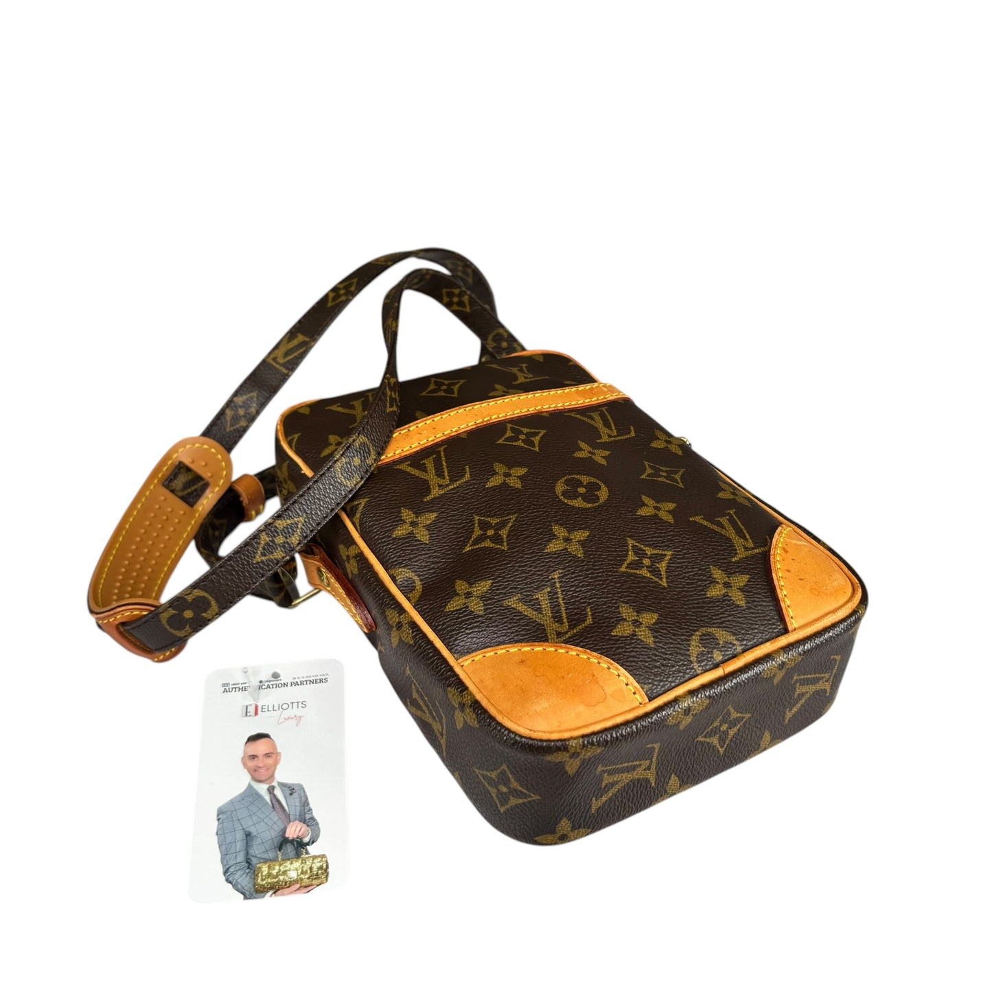 Louis Vuitton Danube PM Crossbody Monogram Canvas Bag