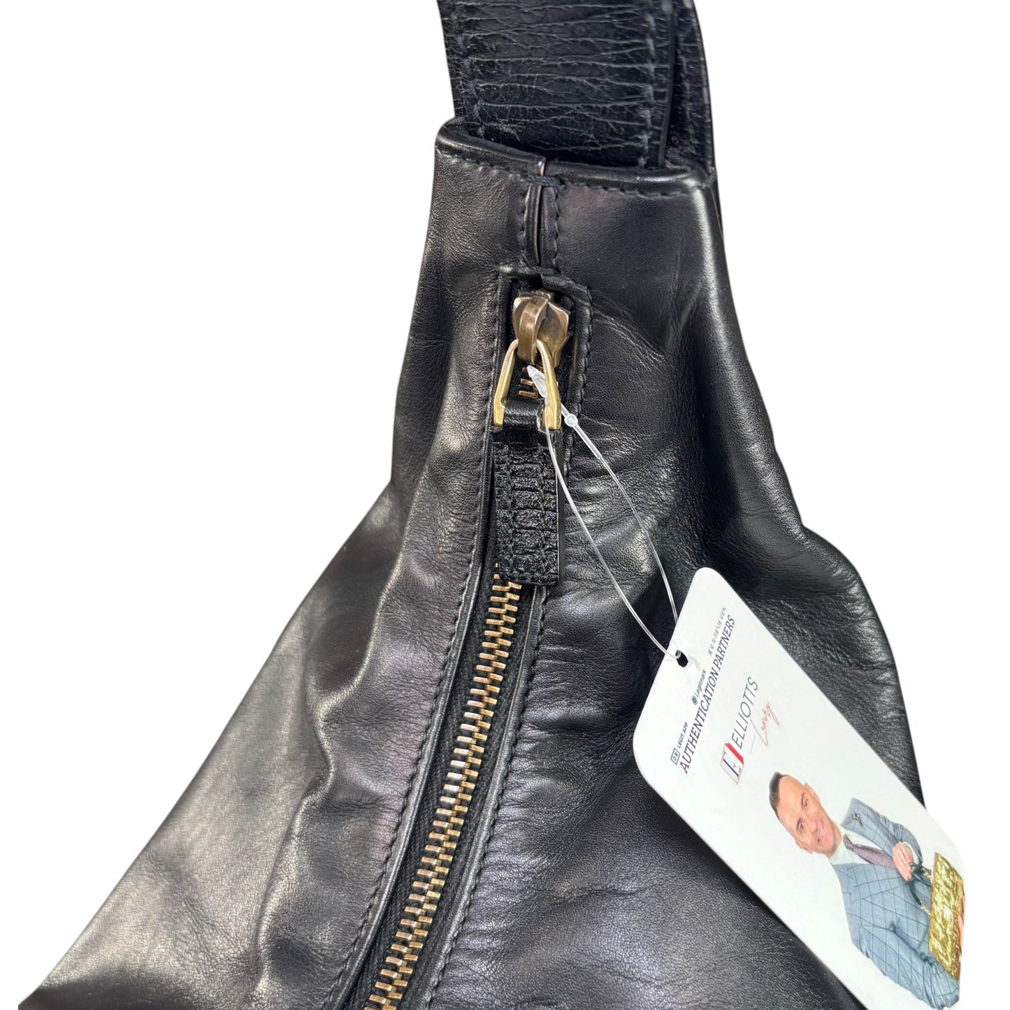 Gucci Y2K Horsebit GHW Black Leather Shoulder Hobo Purse