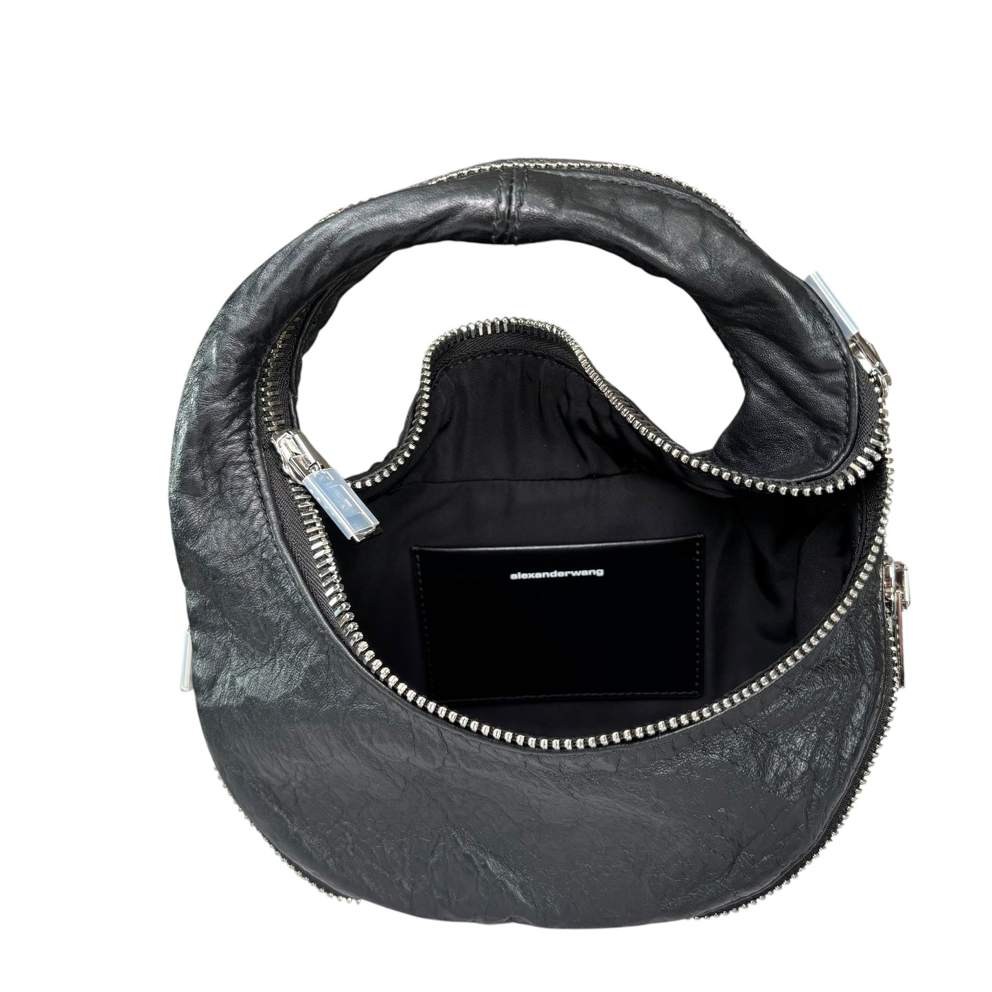Alexander Wang Mini ZipTwist 2-Way Leather SHW Purse