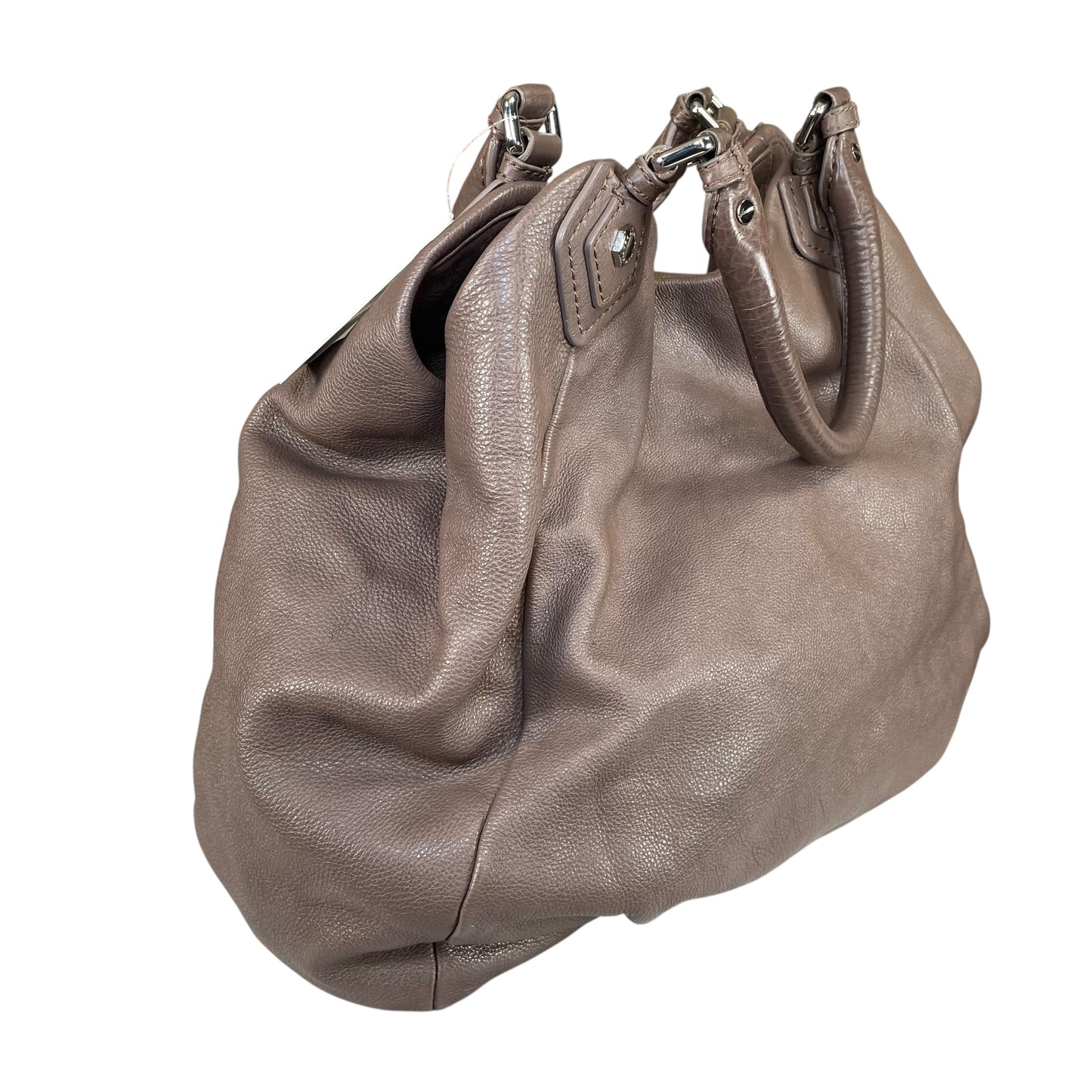 Marc by Marc Jacobs Classic Q Francesca SHW Taupe Leather  2-Way Hobo Bag