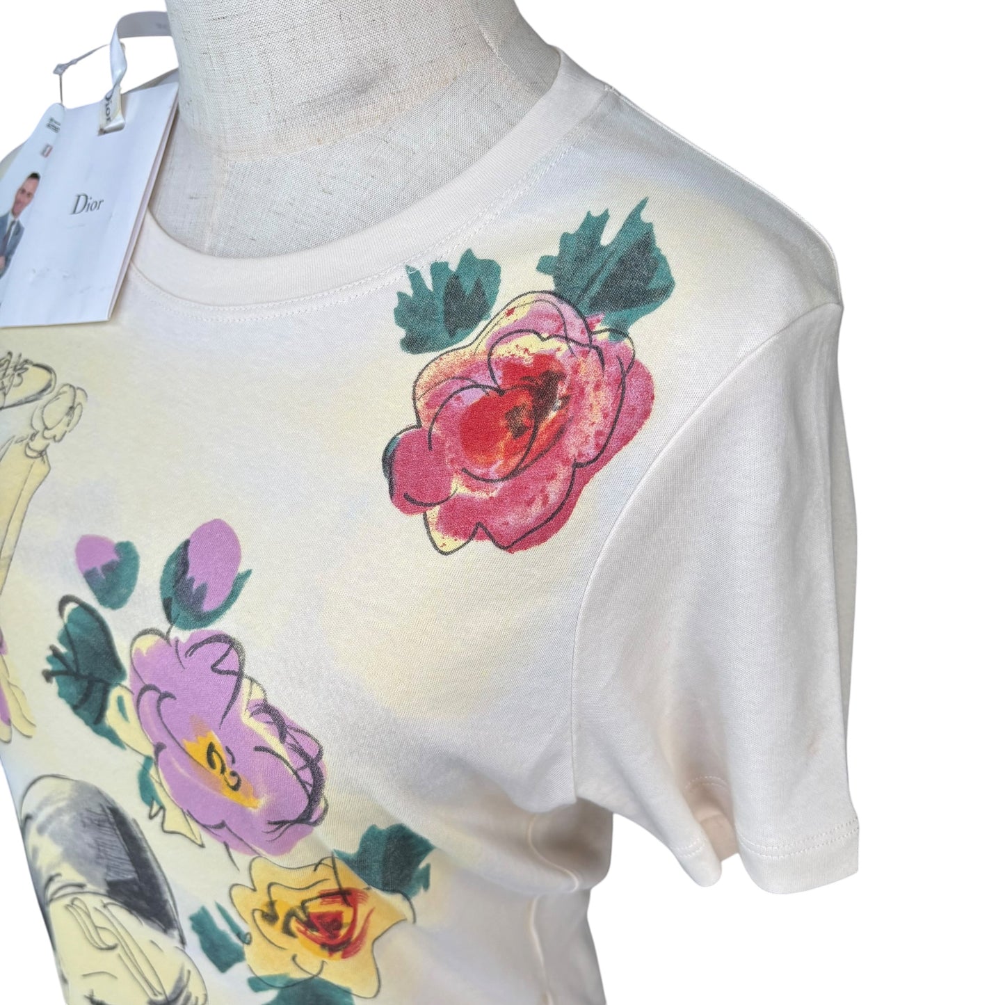 Christian Dior Y2K Paris Ecru 2005 T-Shirt