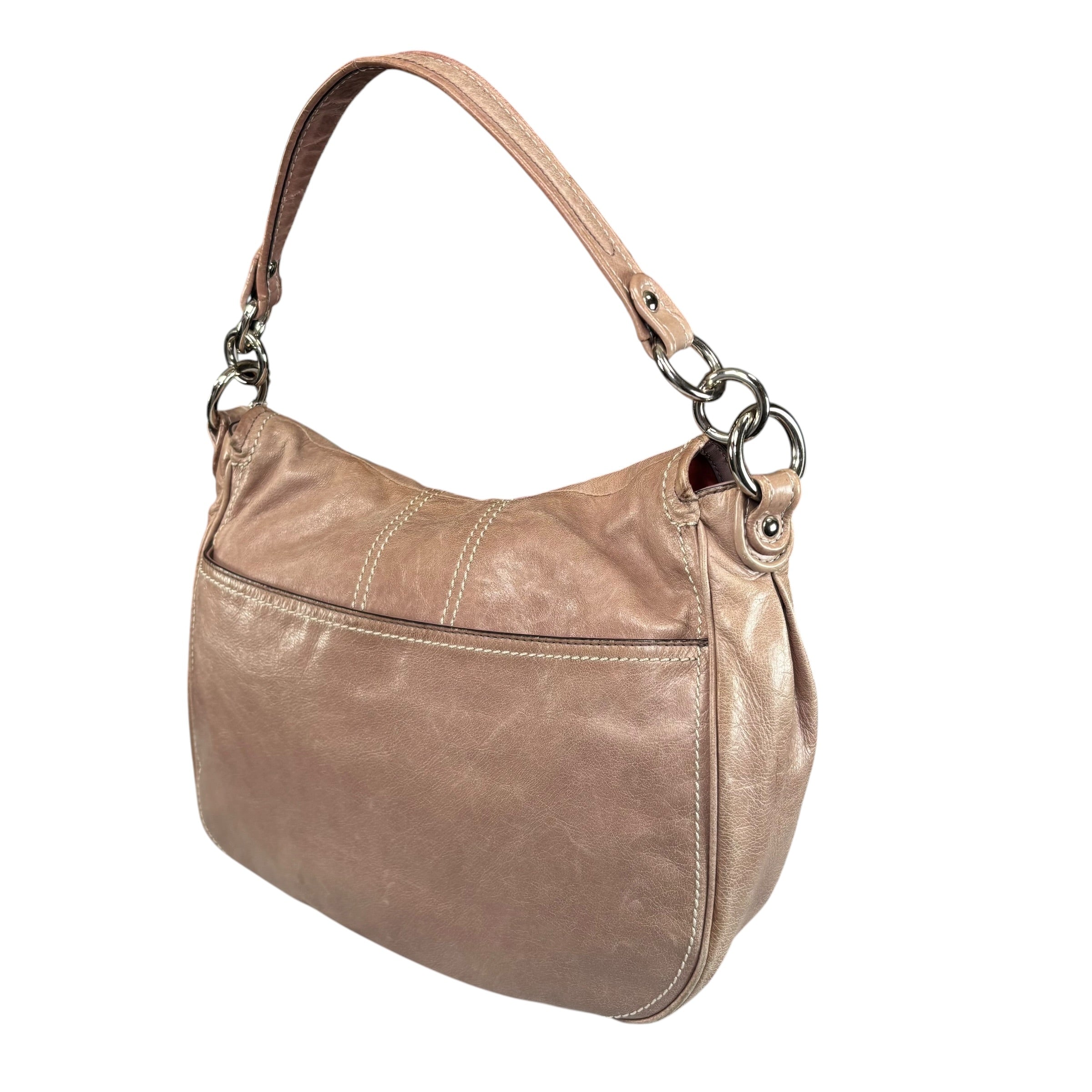 Coach Y2K Taupe Distressed Soho Buckle Shoulder Purse – Elliott's