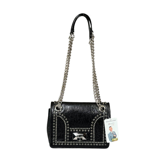 Jimmy Choo Rebel Studded 2-Way  SHW Crossbody Purse