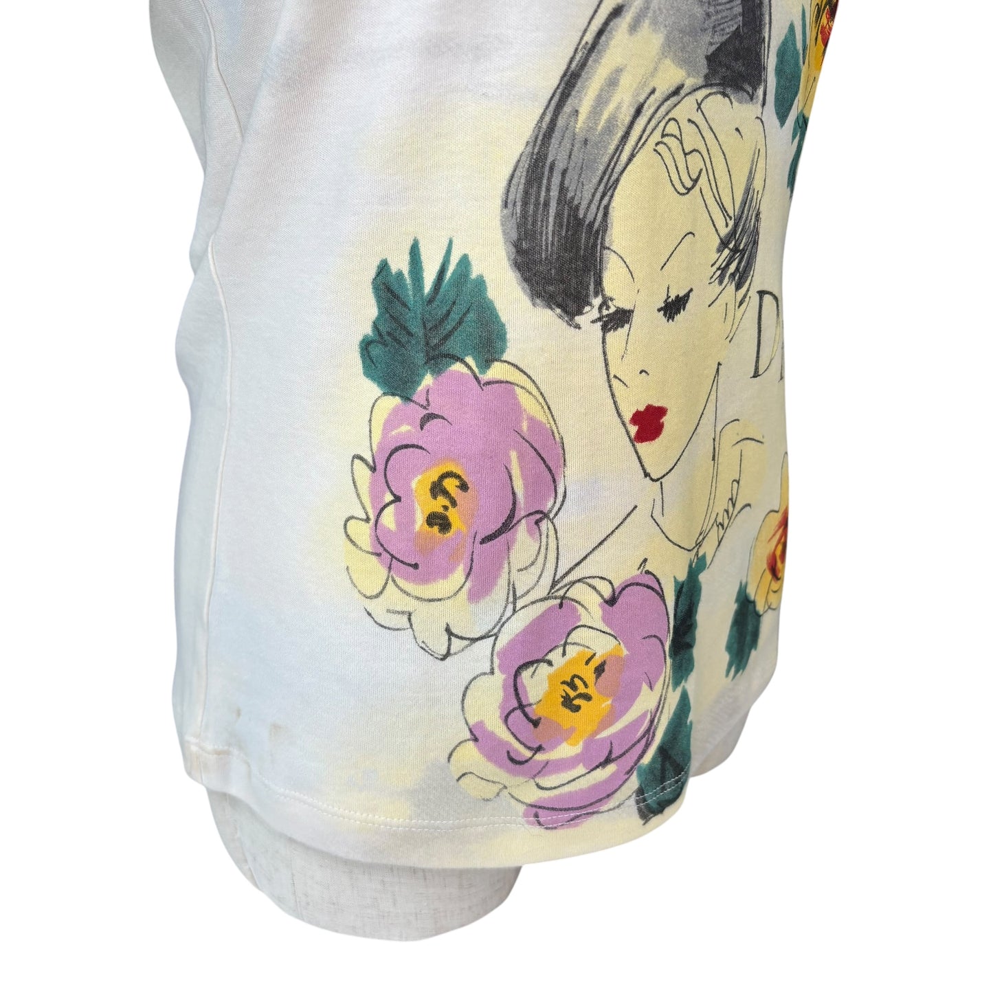 Christian Dior Y2K Paris Ecru 2005 T-Shirt