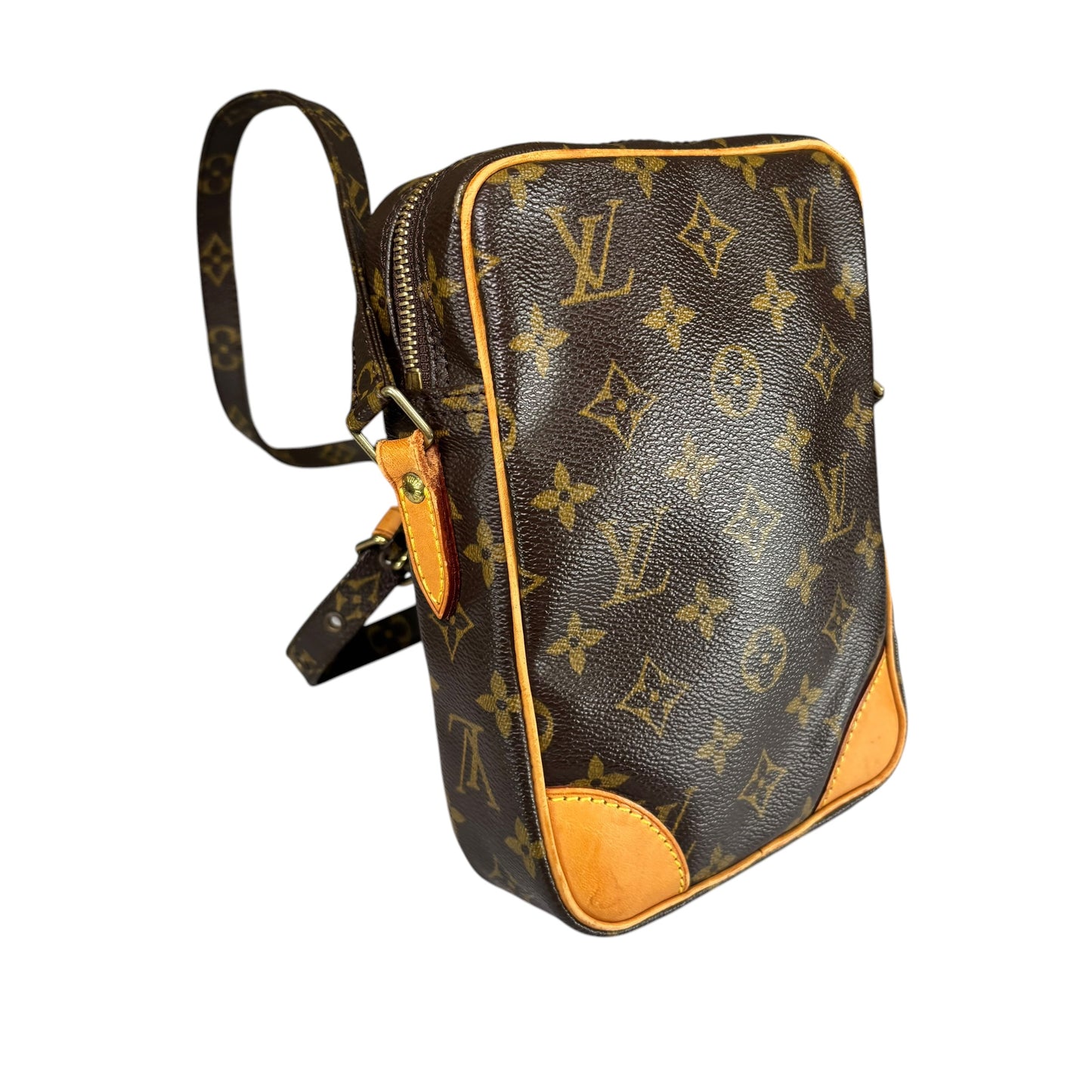 Louis Vuitton Danube PM Crossbody Monogram Canvas Bag