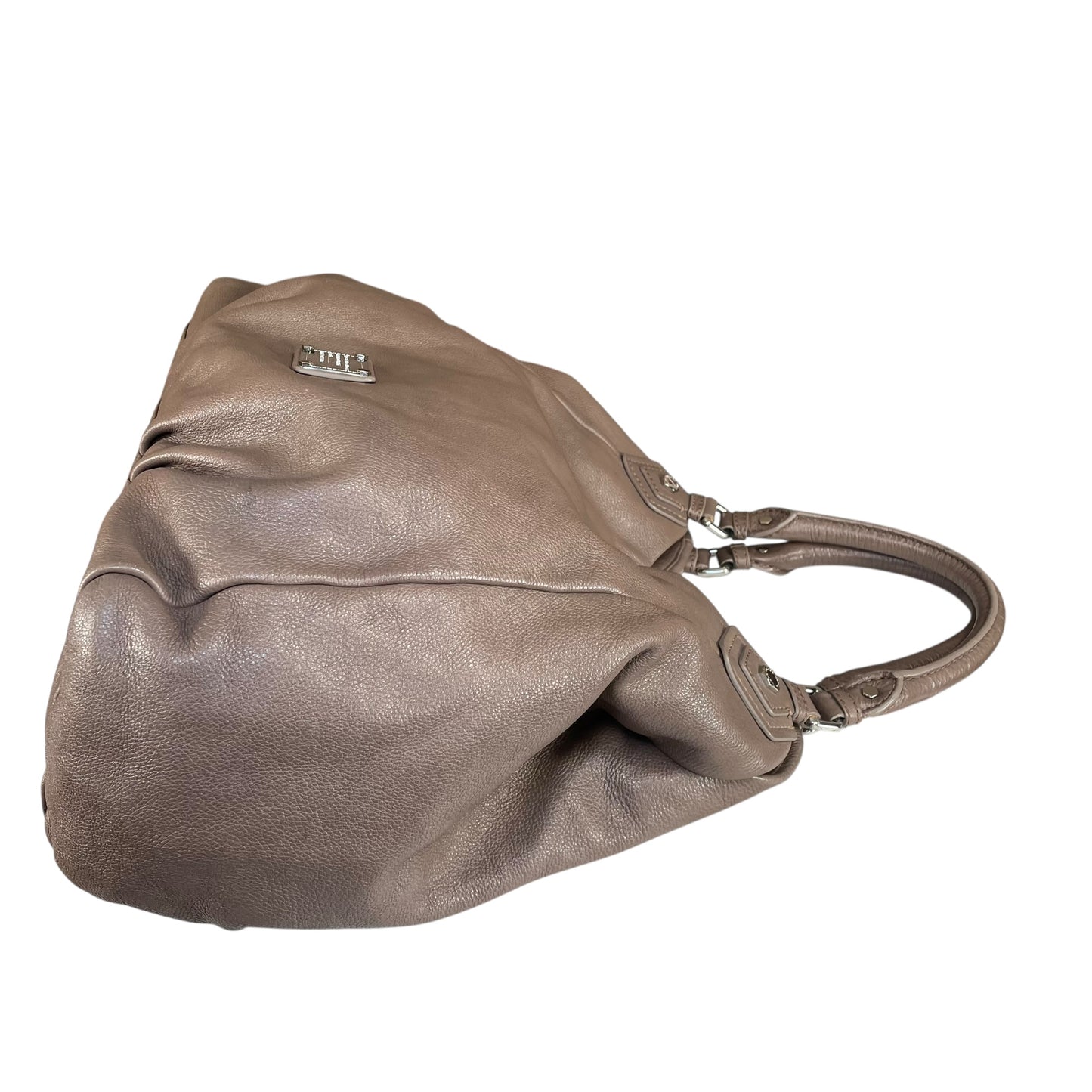 Marc by Marc Jacobs Classic Q Francesca SHW Taupe Leather  2-Way Hobo Bag