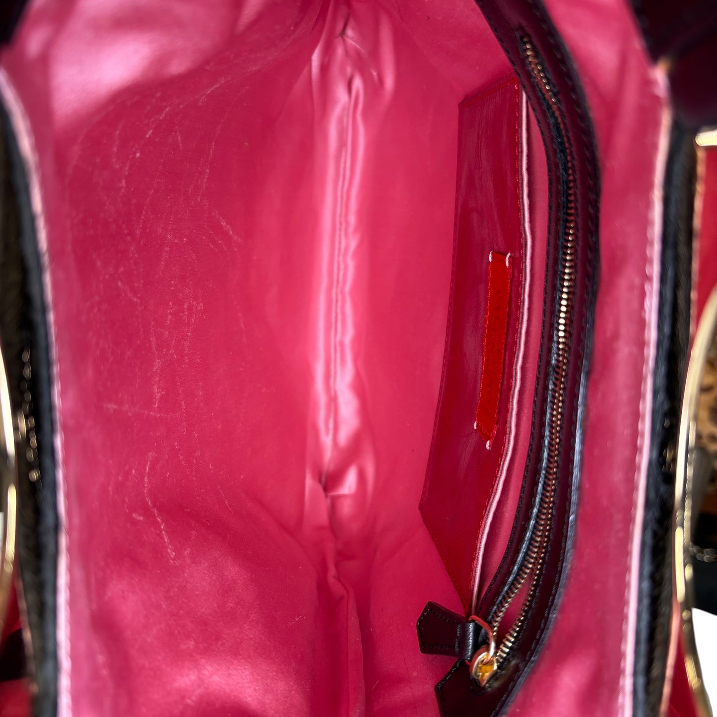 Valentino Garavani Slim GHW Pony Fur Leather Shoulder Purse