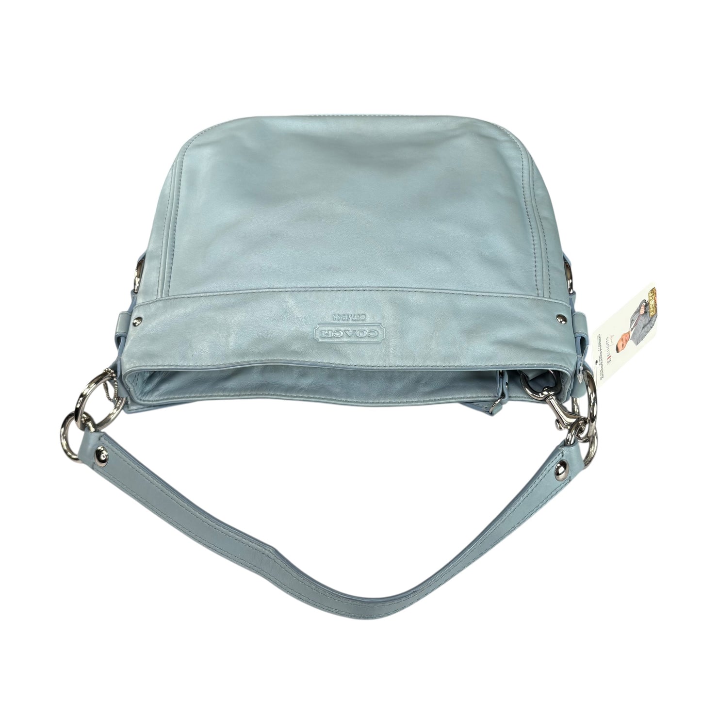 Coach Zoe Light Blue SHW 2-Way Shoulder Hobo Purse