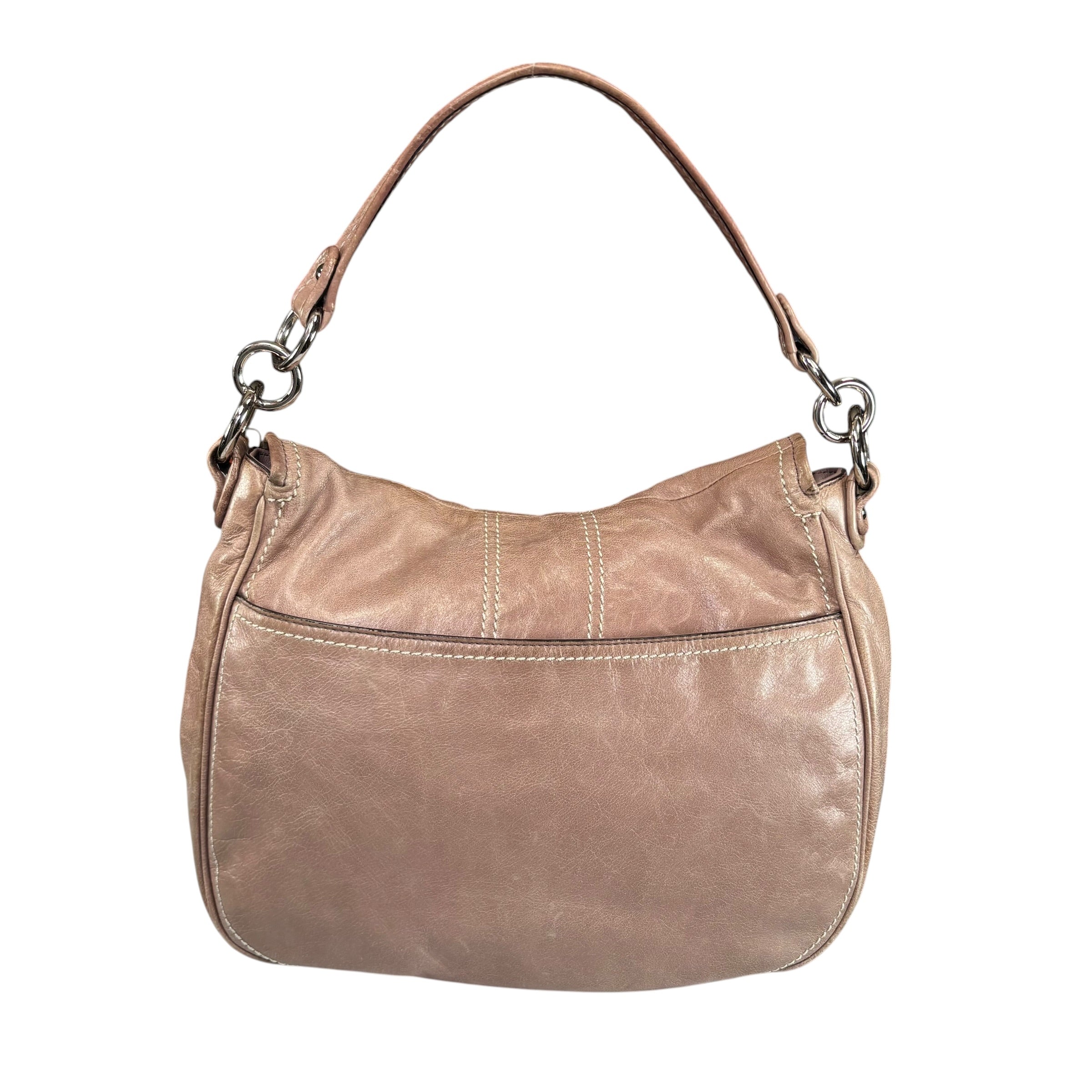 Coach Y2K Taupe Distressed Soho Buckle Shoulder Purse – Elliott's