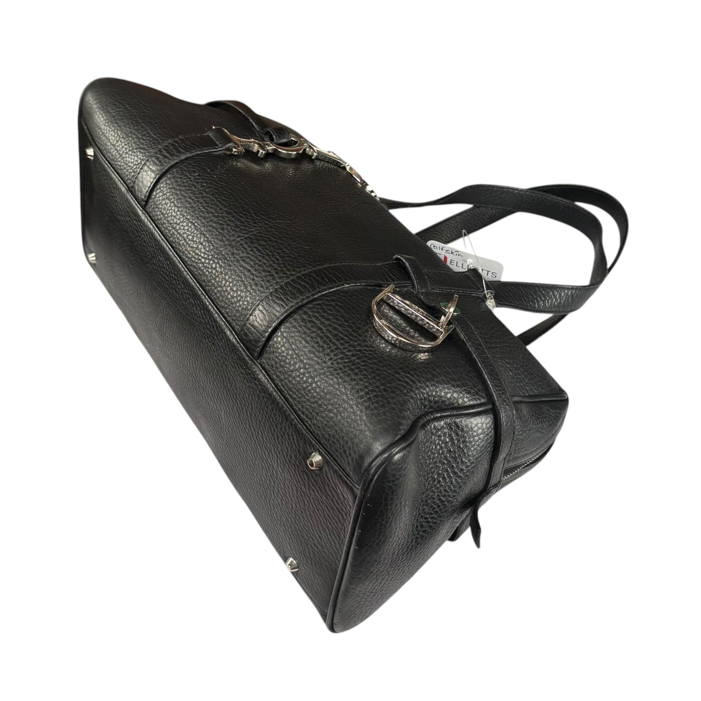 Christian Dior Y2K D Charm Boston SHW Black Leather Bag