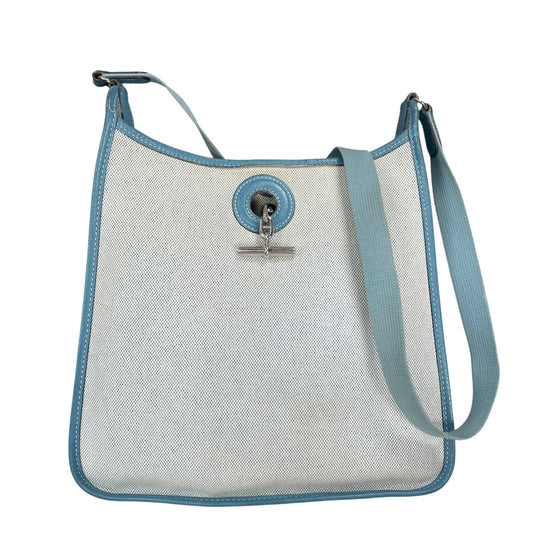 Hermes Vespa 1999 PM – Blue Jean Clemence & Canvas