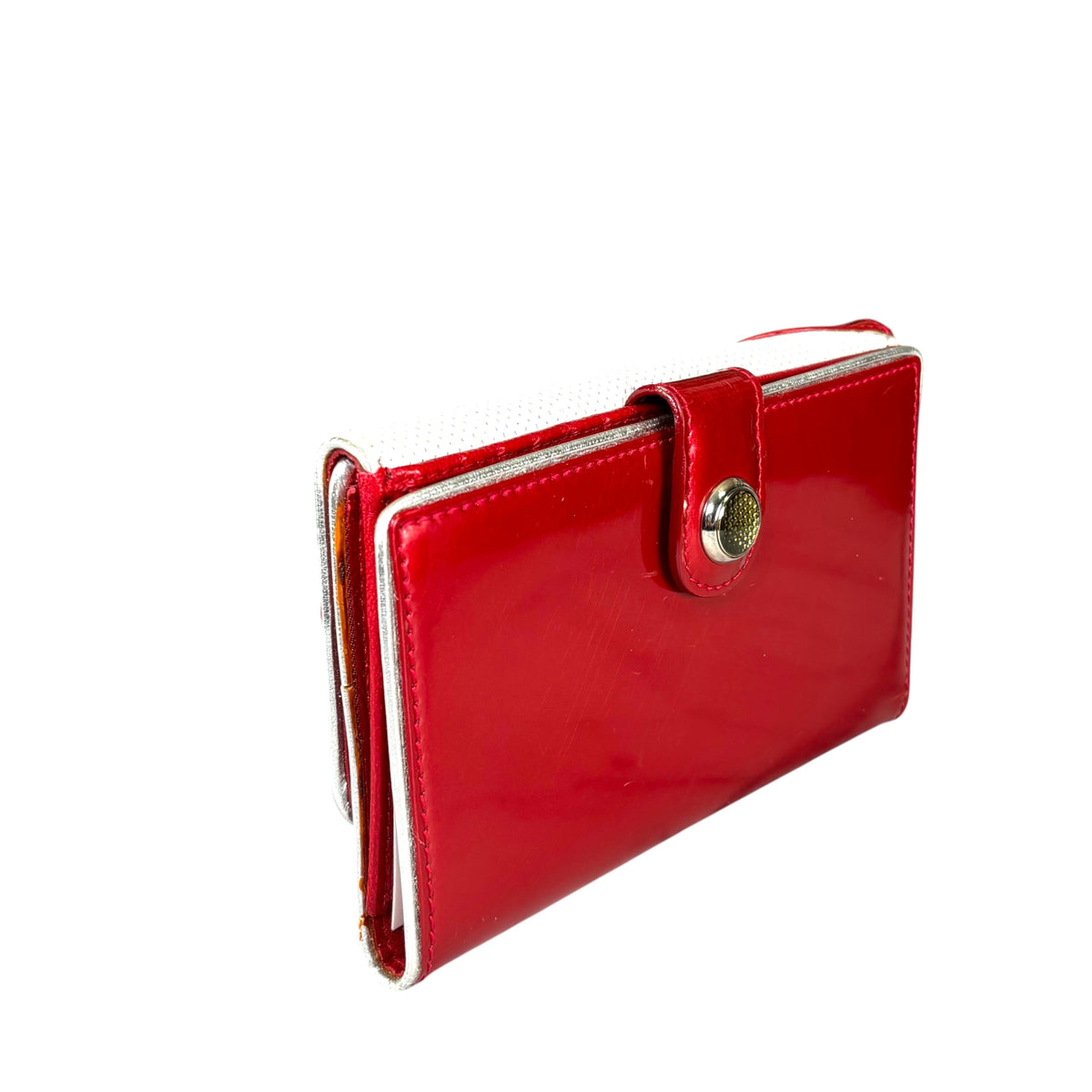 Christian Dior Y2K Cadillac Red / White Compact Wallet