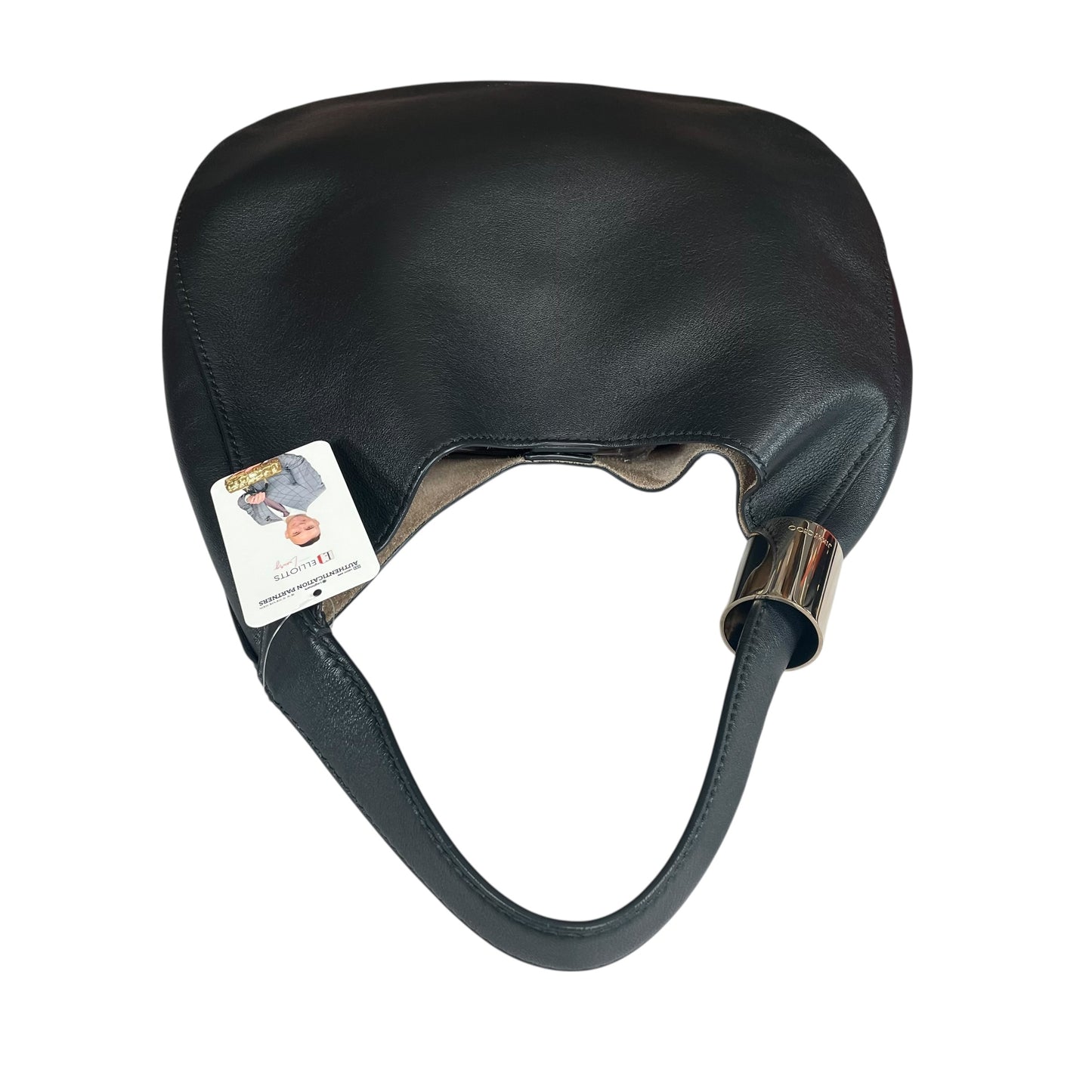 Jimmy Choo Stevie GHW Black Leather Hobo Shoulder Purse