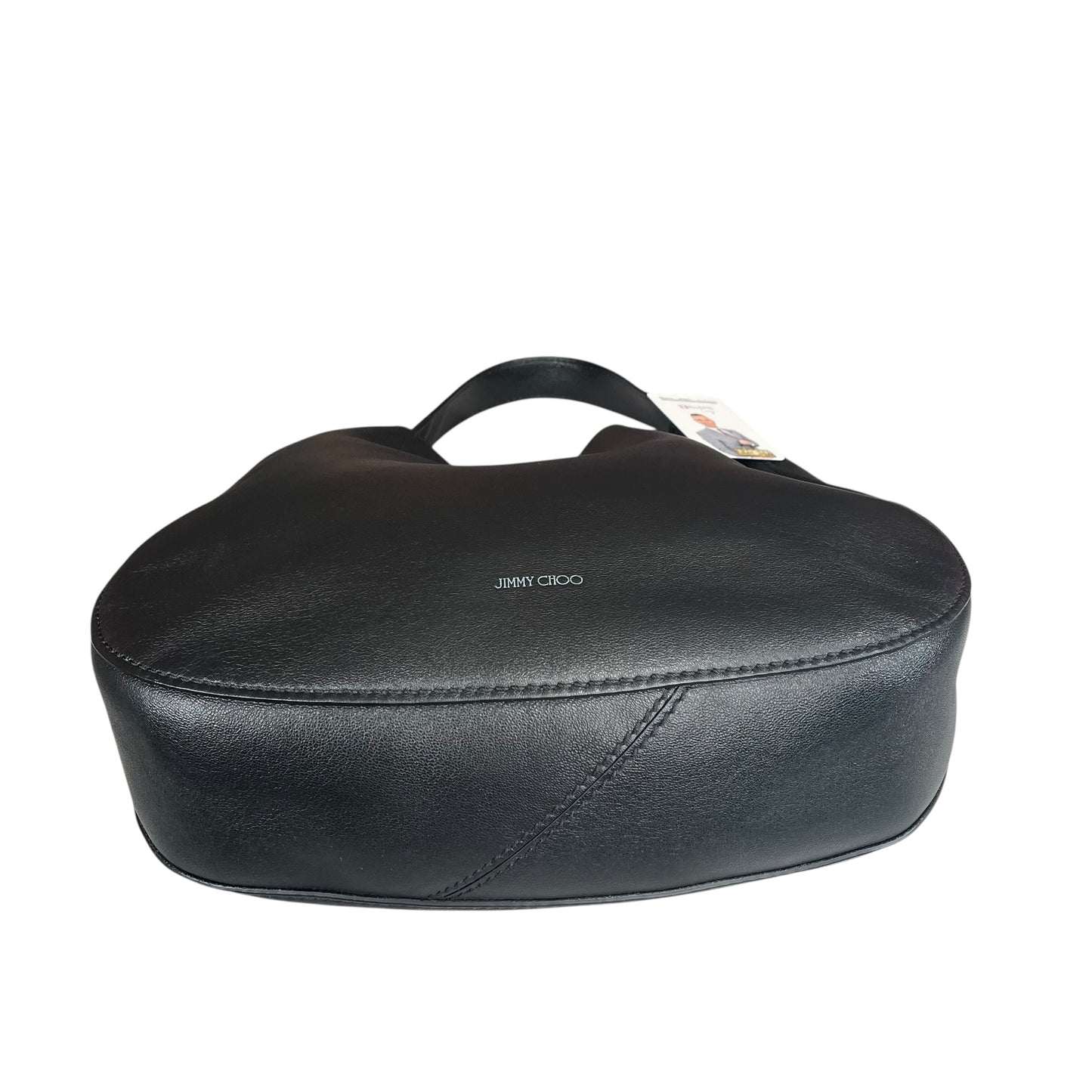 Jimmy Choo Stevie GHW Black Leather Hobo Shoulder Purse